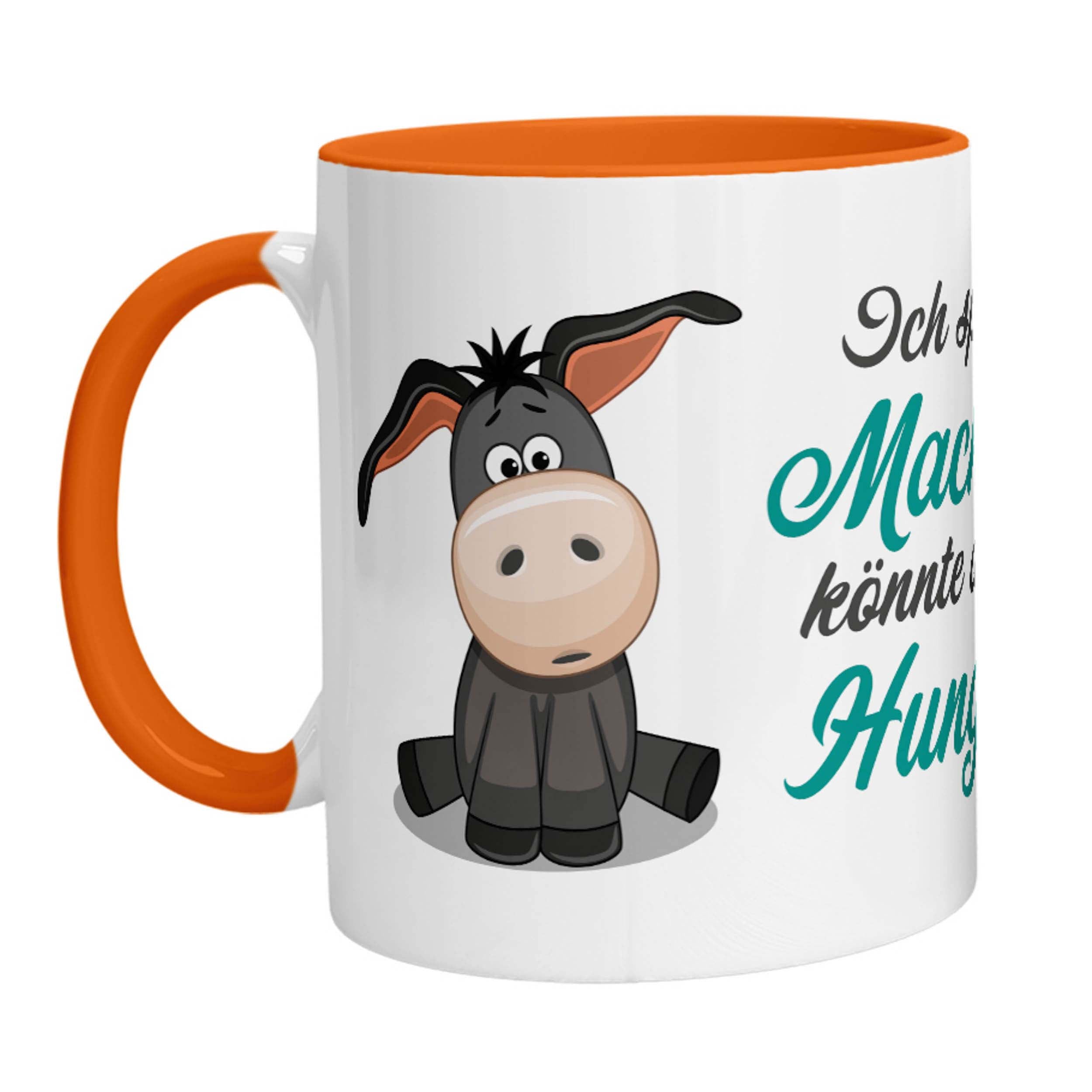 Tasse - Esel Ich spüre die Macht in mir, könnte aber auch Hunger sein. - Zwergenstick