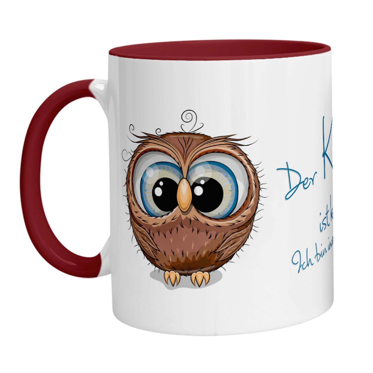 Tasse - Eule Der Kaffee ist kaputt! Ich bin immer noch müde. - Zwergenstick