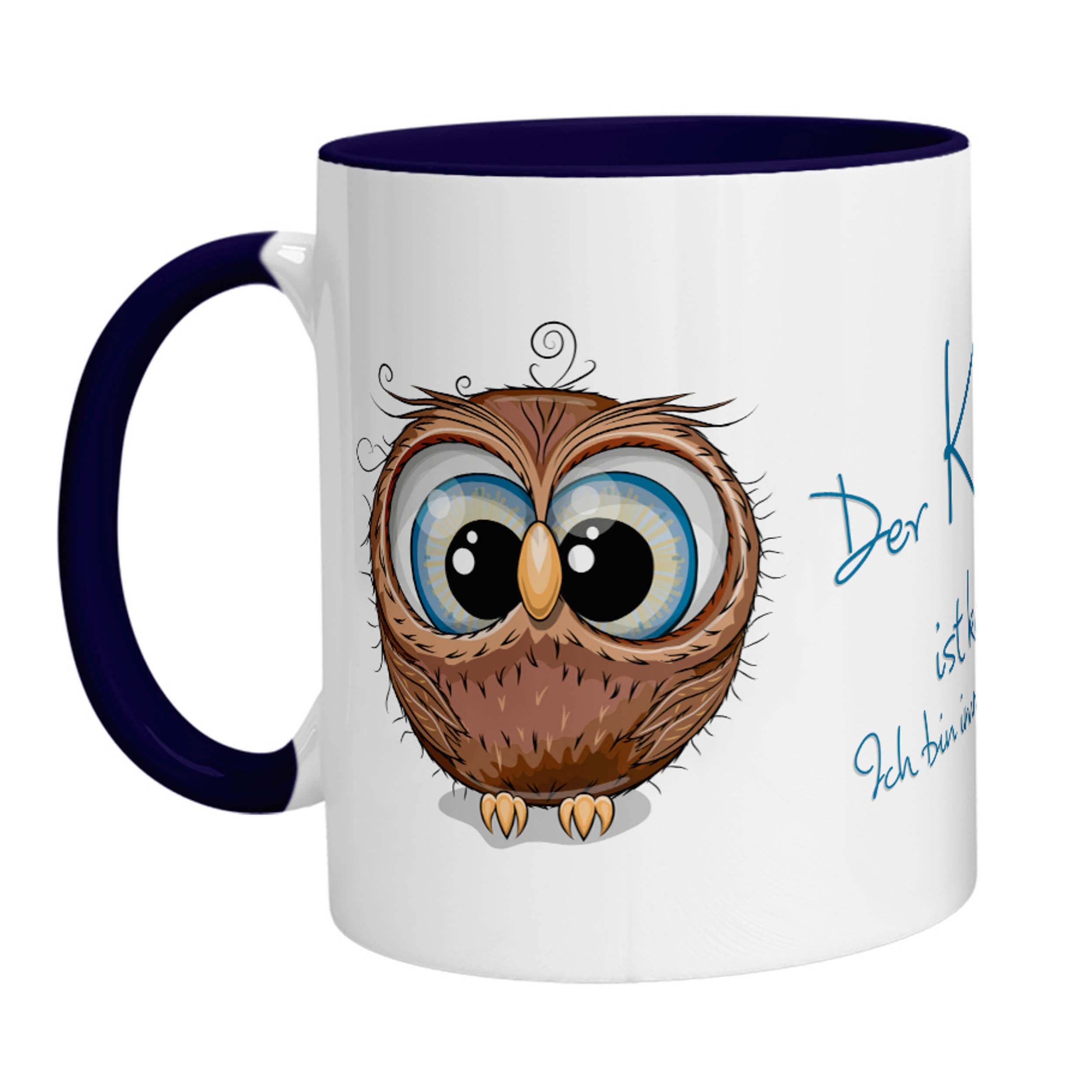 Tasse - Eule Der Kaffee ist kaputt! Ich bin immer noch müde. - Zwergenstick