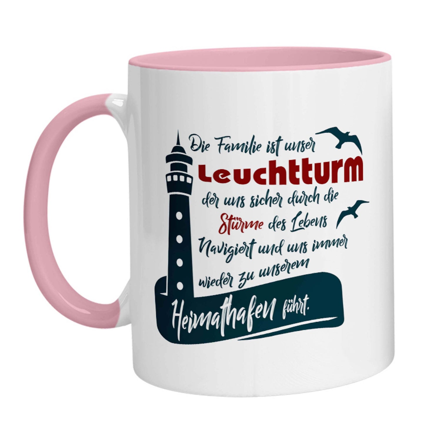 Tasse - Die Familie ist unser Leuchtturm - Zwergenstick