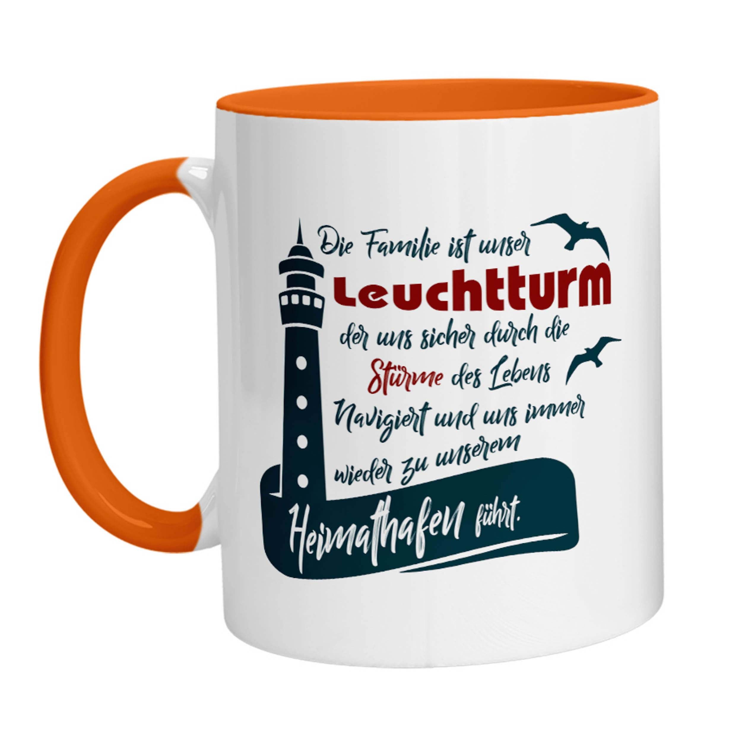 Tasse - Die Familie ist unser Leuchtturm - Zwergenstick