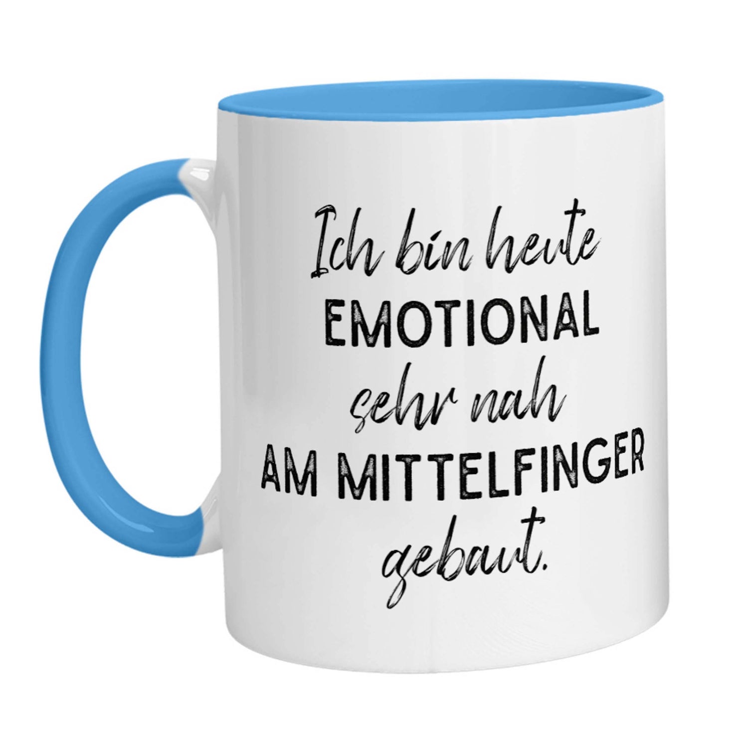 Tasse - Ich bin heute Emotional sehr nah am Mittelfinger gebaut - Zwergenstick