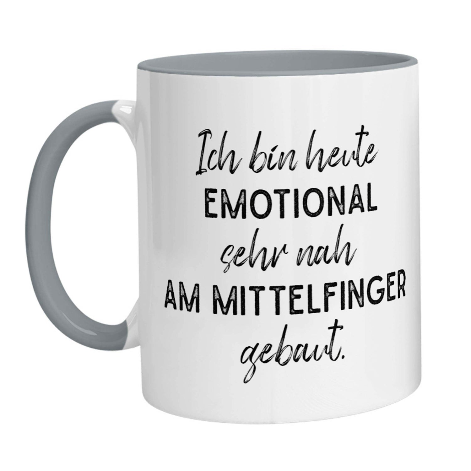 Tasse - Ich bin heute Emotional sehr nah am Mittelfinger gebaut - Zwergenstick
