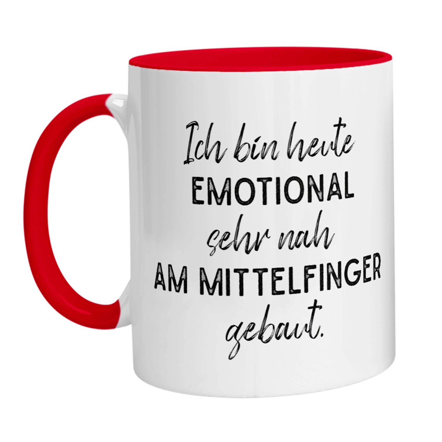 Tasse - Ich bin heute Emotional sehr nah am Mittelfinger gebaut - Zwergenstick