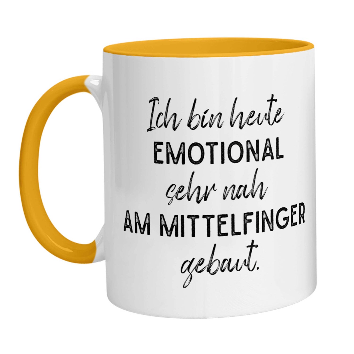Tasse - Ich bin heute Emotional sehr nah am Mittelfinger gebaut - Zwergenstick