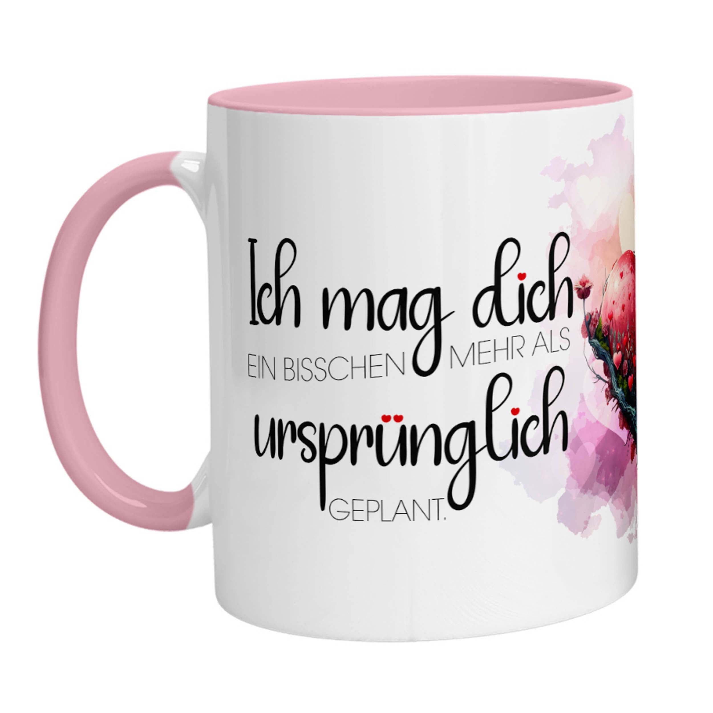 Tasse - Ich mag Dich ein bisschen mehr als ursprünglich geplant. - Zwergenstick
