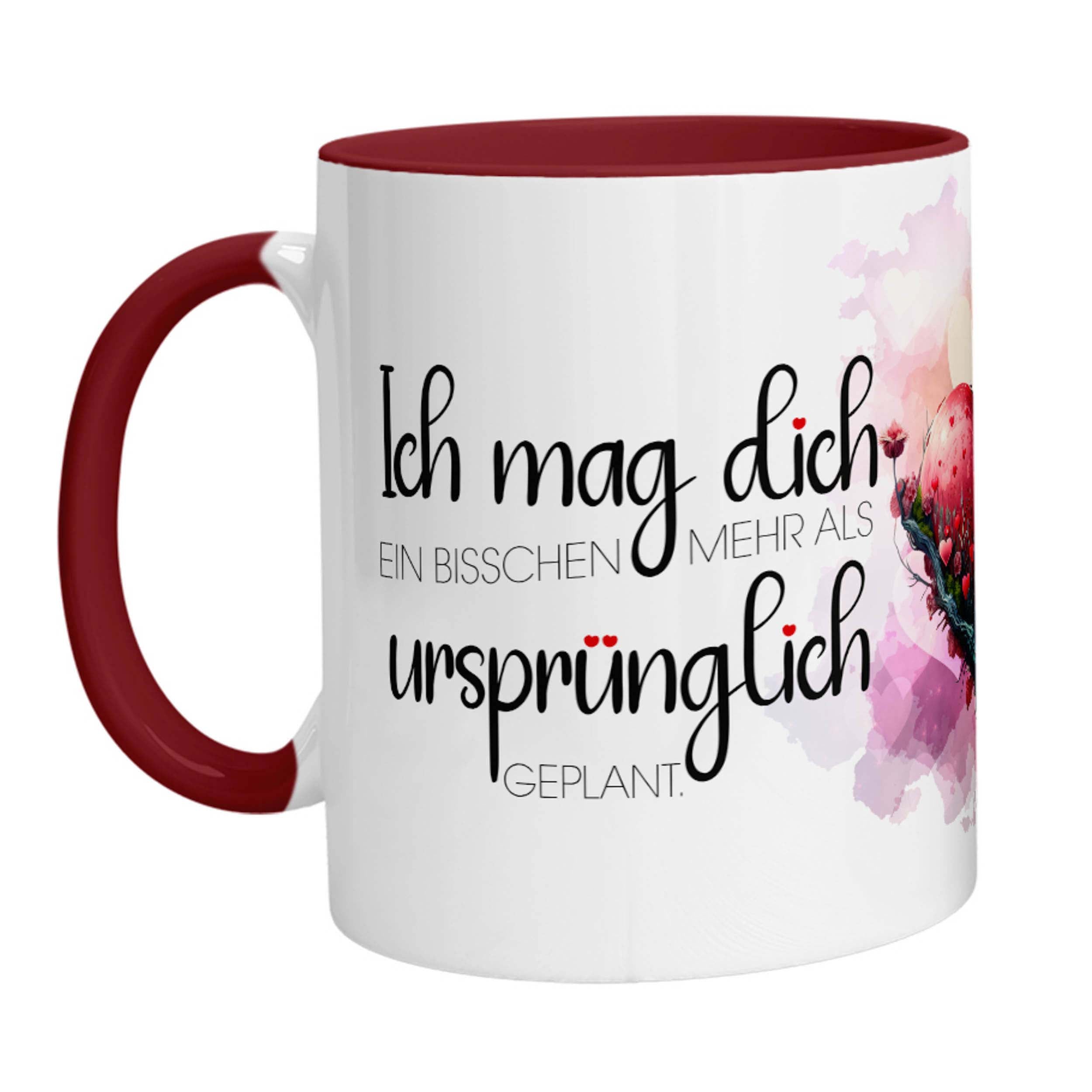 Tasse - Ich mag Dich ein bisschen mehr als ursprünglich geplant. - Zwergenstick