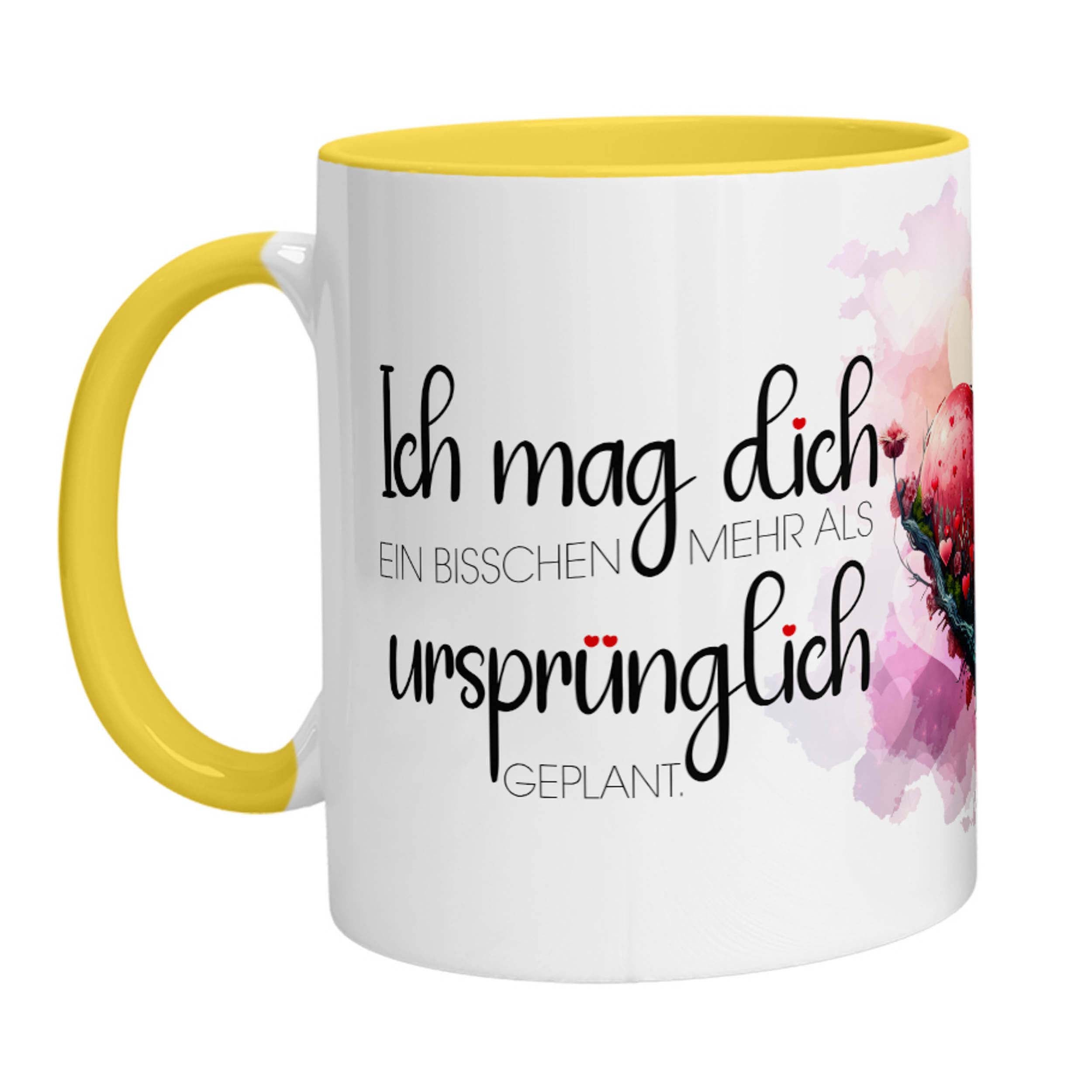 Tasse - Ich mag Dich ein bisschen mehr als ursprünglich geplant. - Zwergenstick