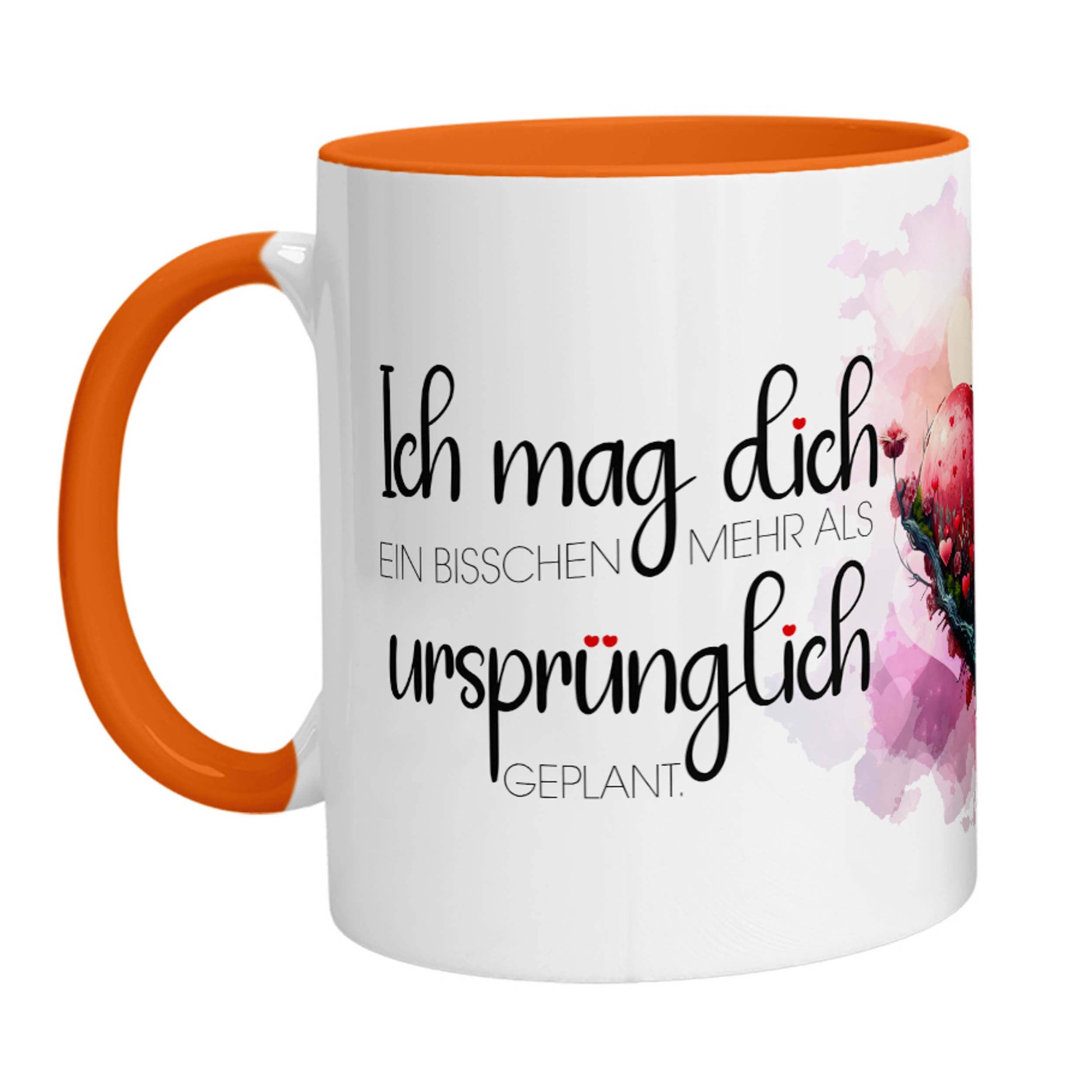 Tasse - Ich mag Dich ein bisschen mehr als ursprünglich geplant. - Zwergenstick