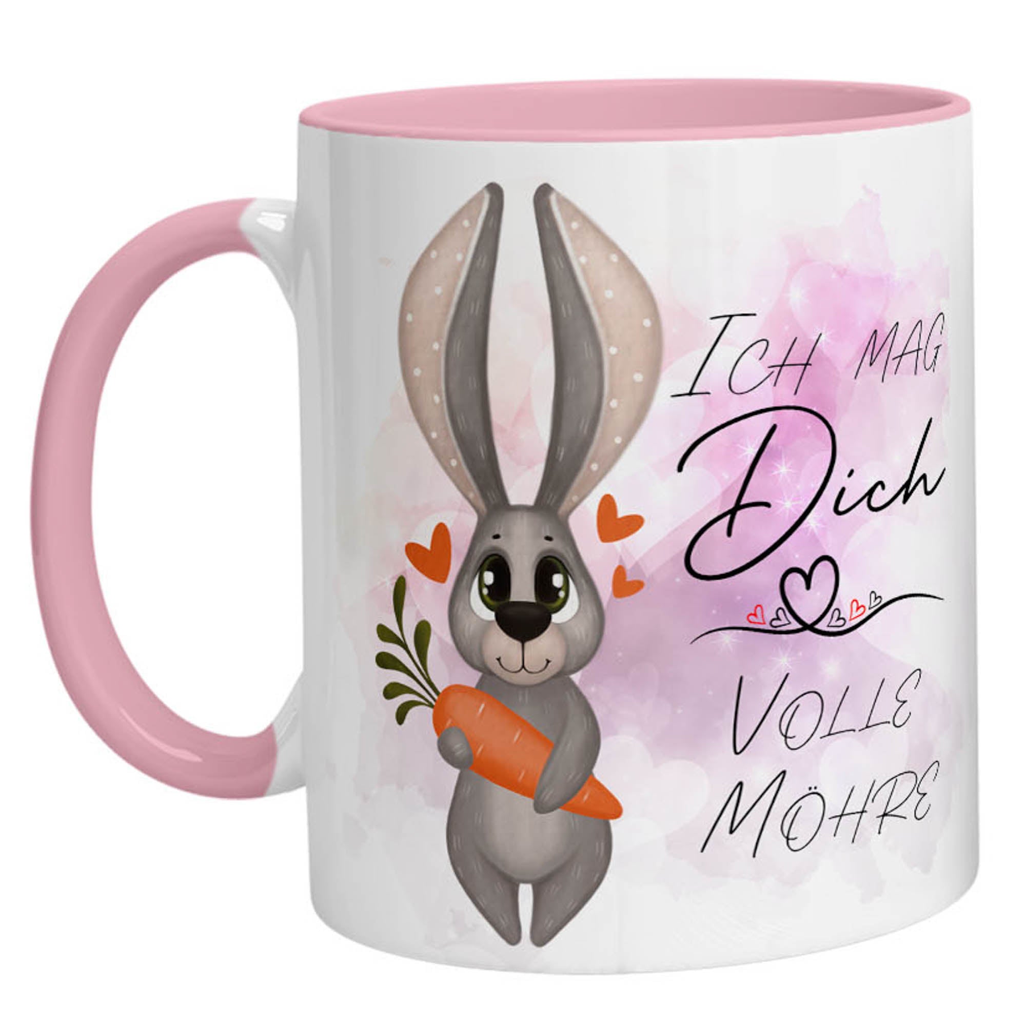 Tasse – Bild Ich mag Dich volle Möhre - Zwergenstick