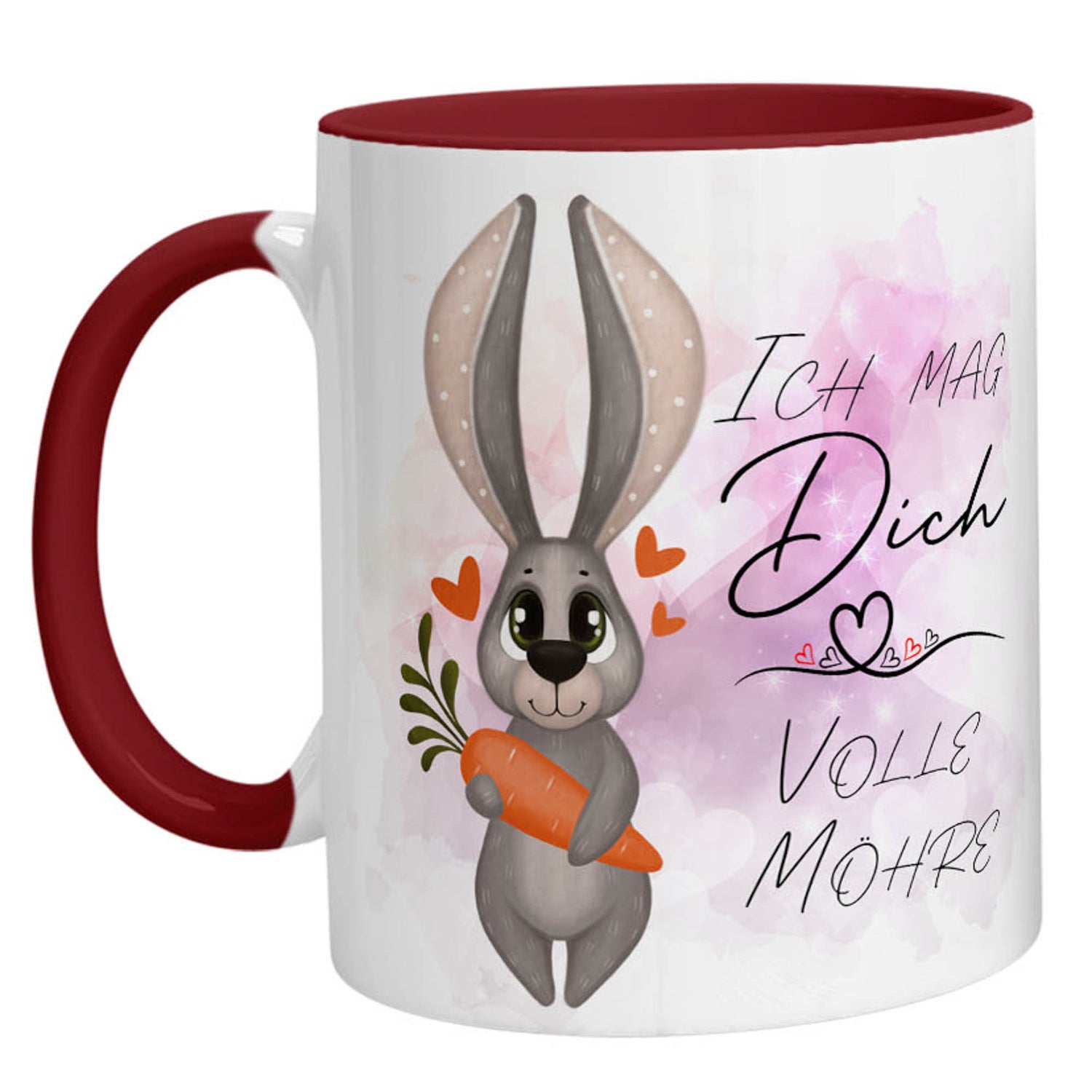 Tasse – Bild Ich mag Dich volle Möhre - Zwergenstick
