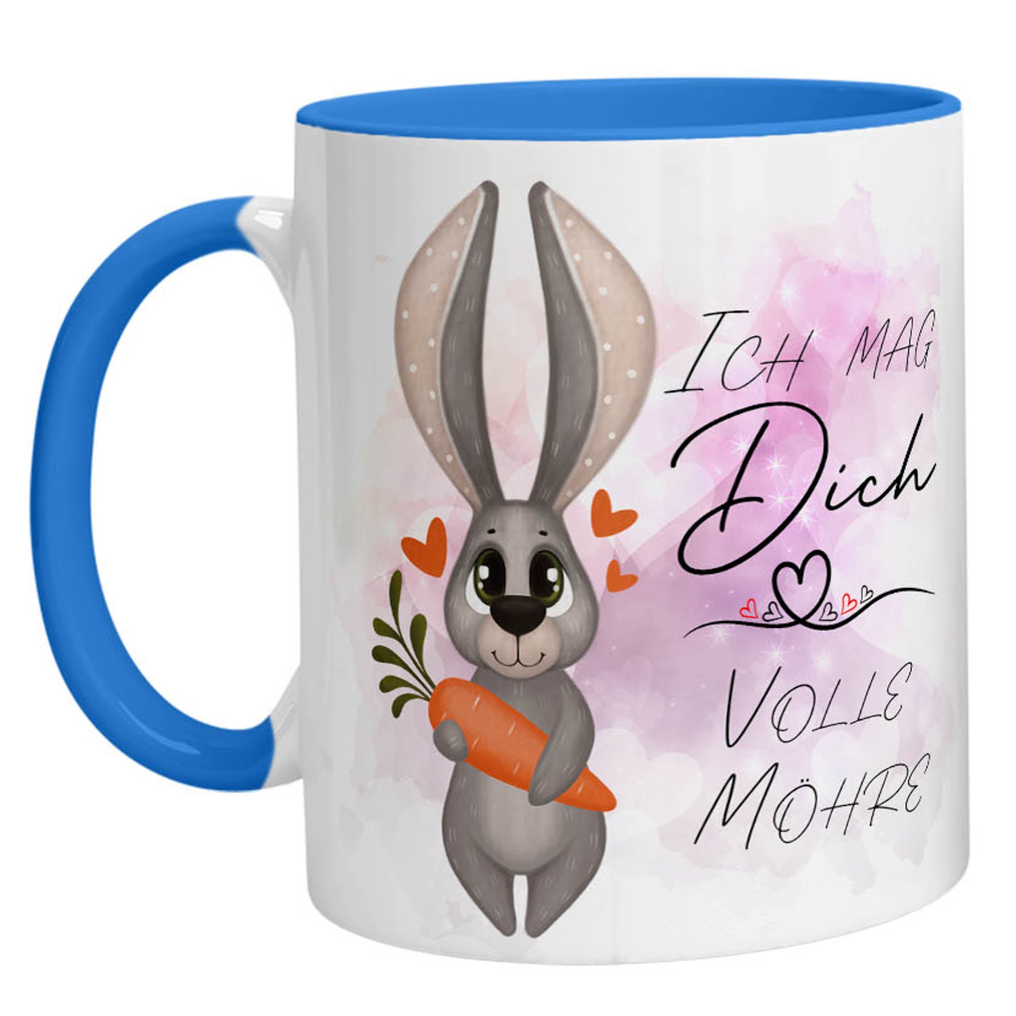 Tasse – Bild Ich mag Dich volle Möhre - Zwergenstick