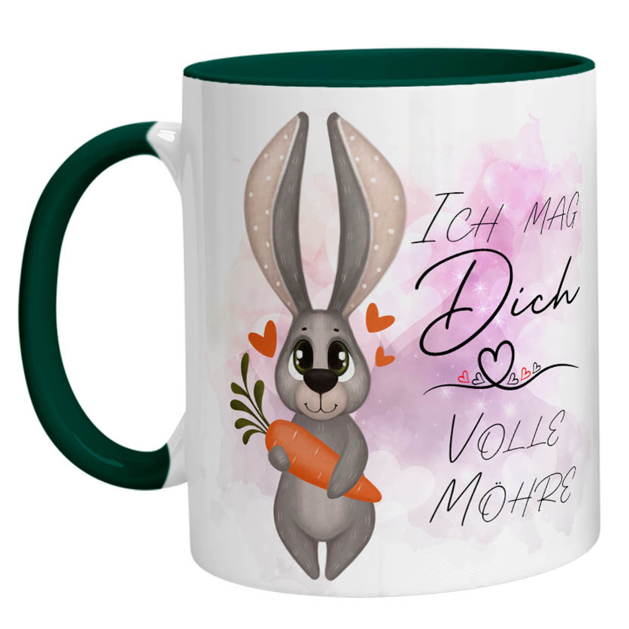 Tasse – Bild Ich mag Dich volle Möhre - Zwergenstick
