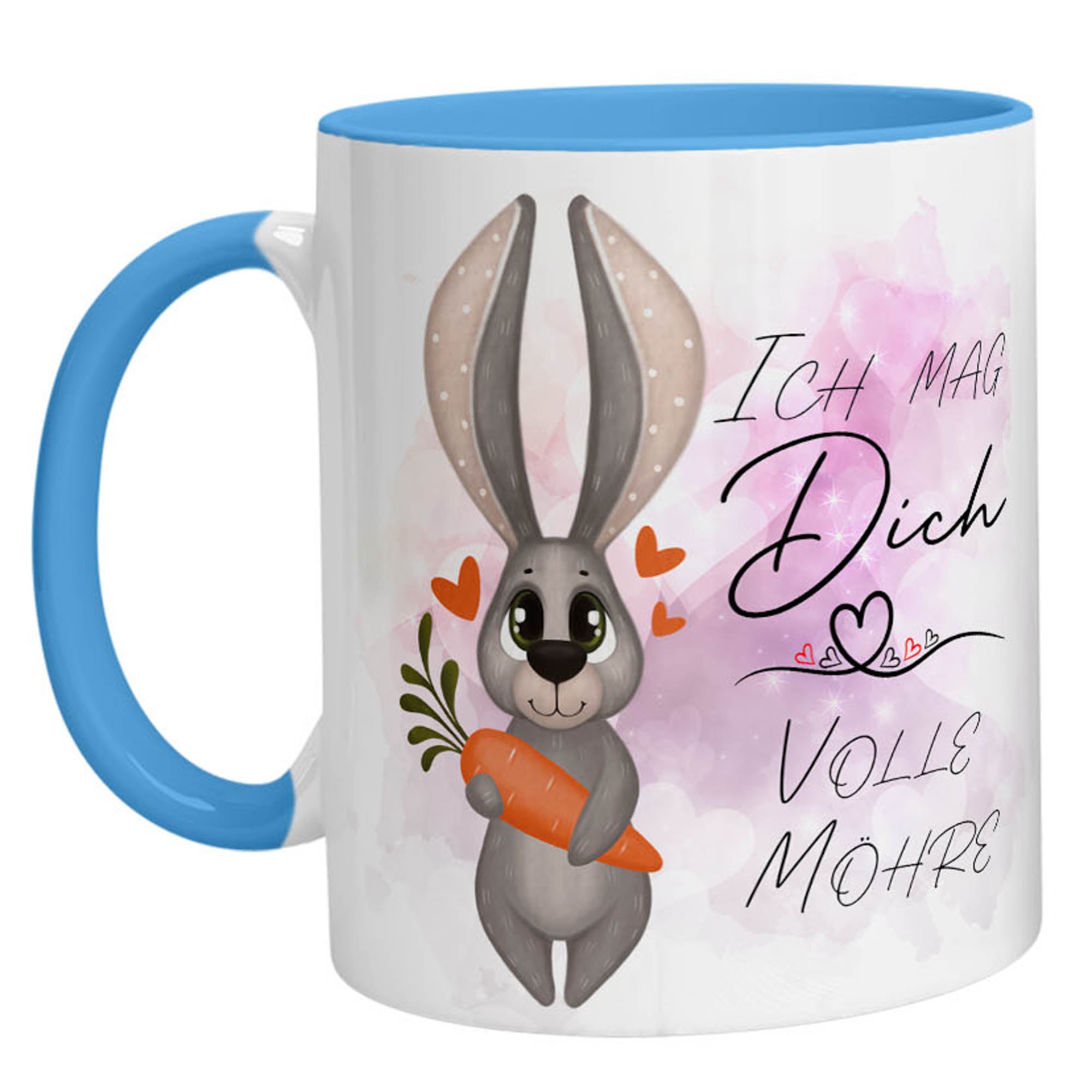 Tasse – Bild Ich mag Dich volle Möhre - Zwergenstick