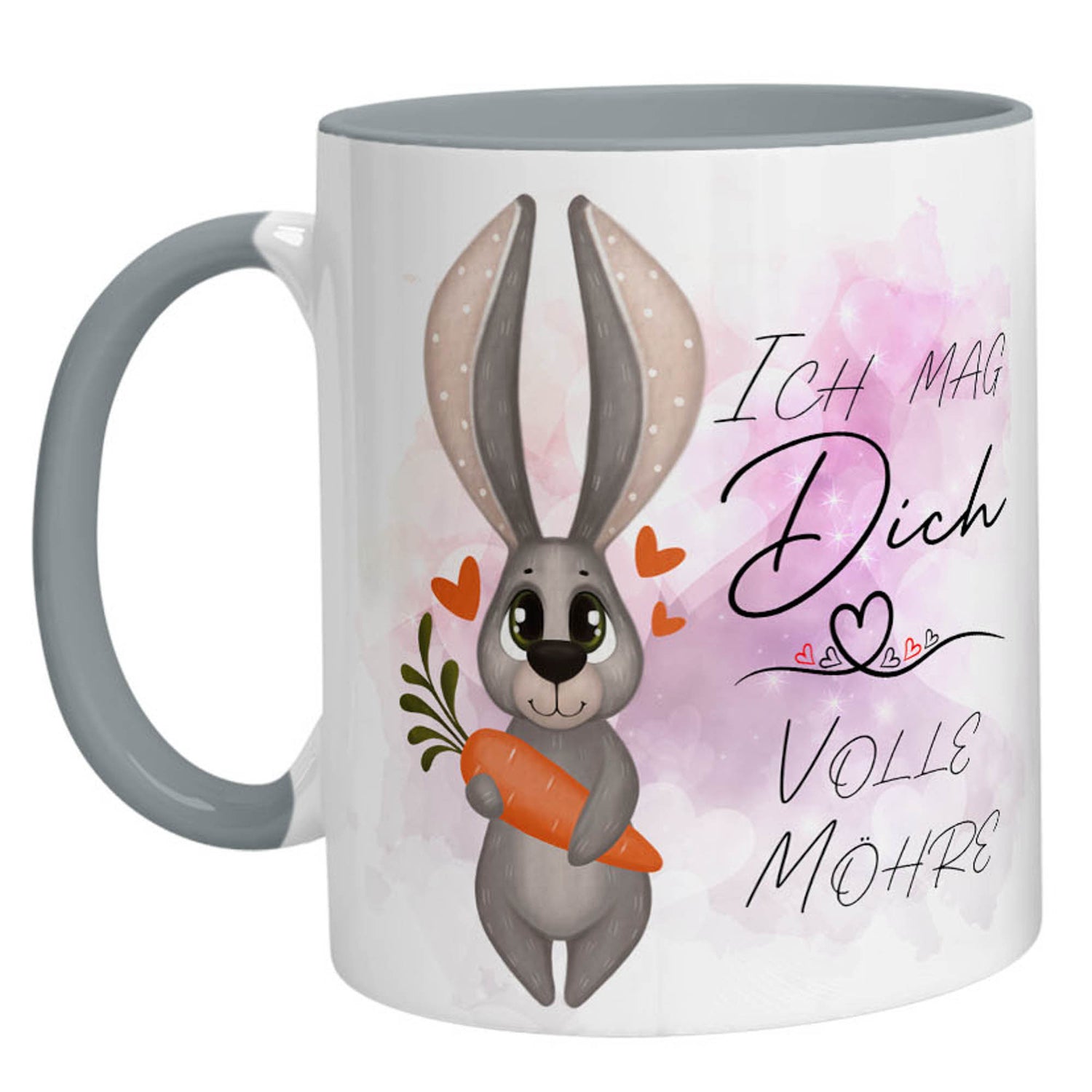 Tasse – Bild Ich mag Dich volle Möhre - Zwergenstick