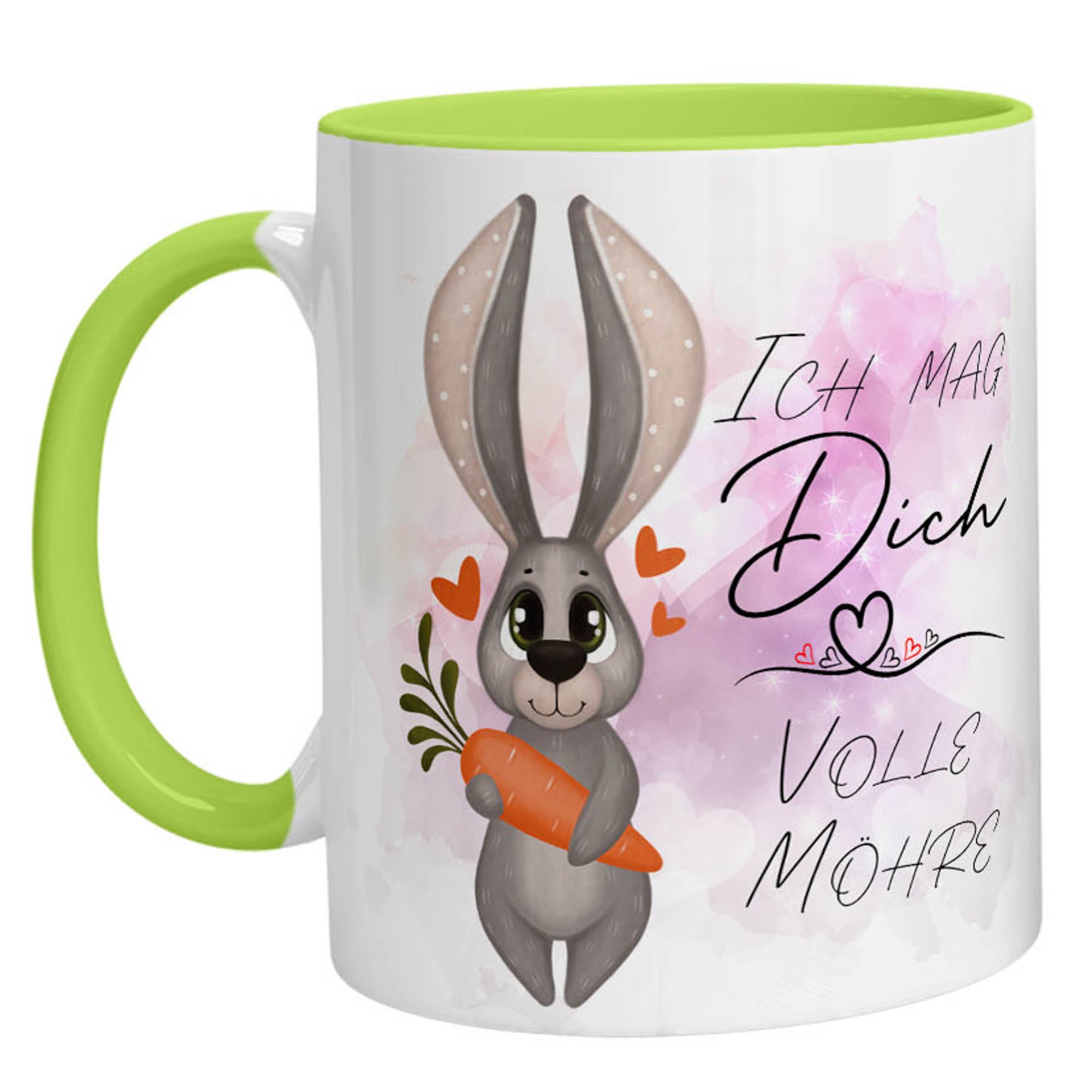Tasse – Bild Ich mag Dich volle Möhre - Zwergenstick