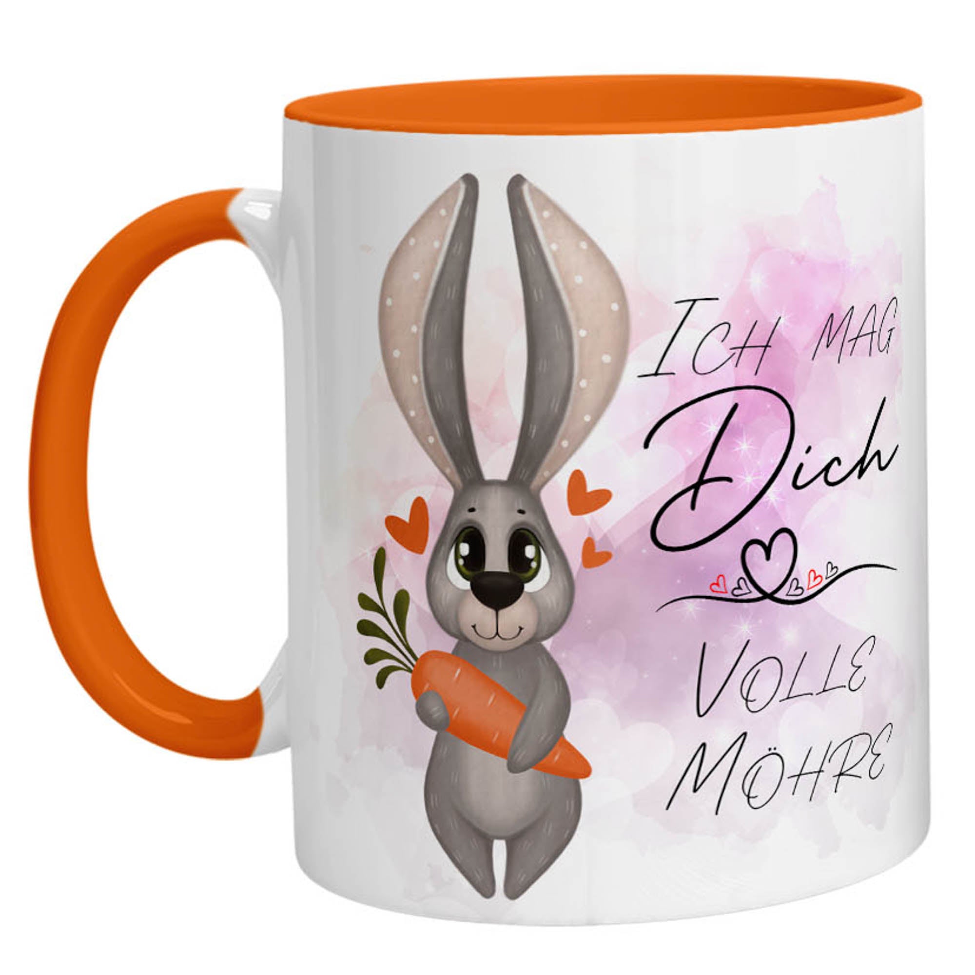 Tasse – Bild Ich mag Dich volle Möhre - Zwergenstick