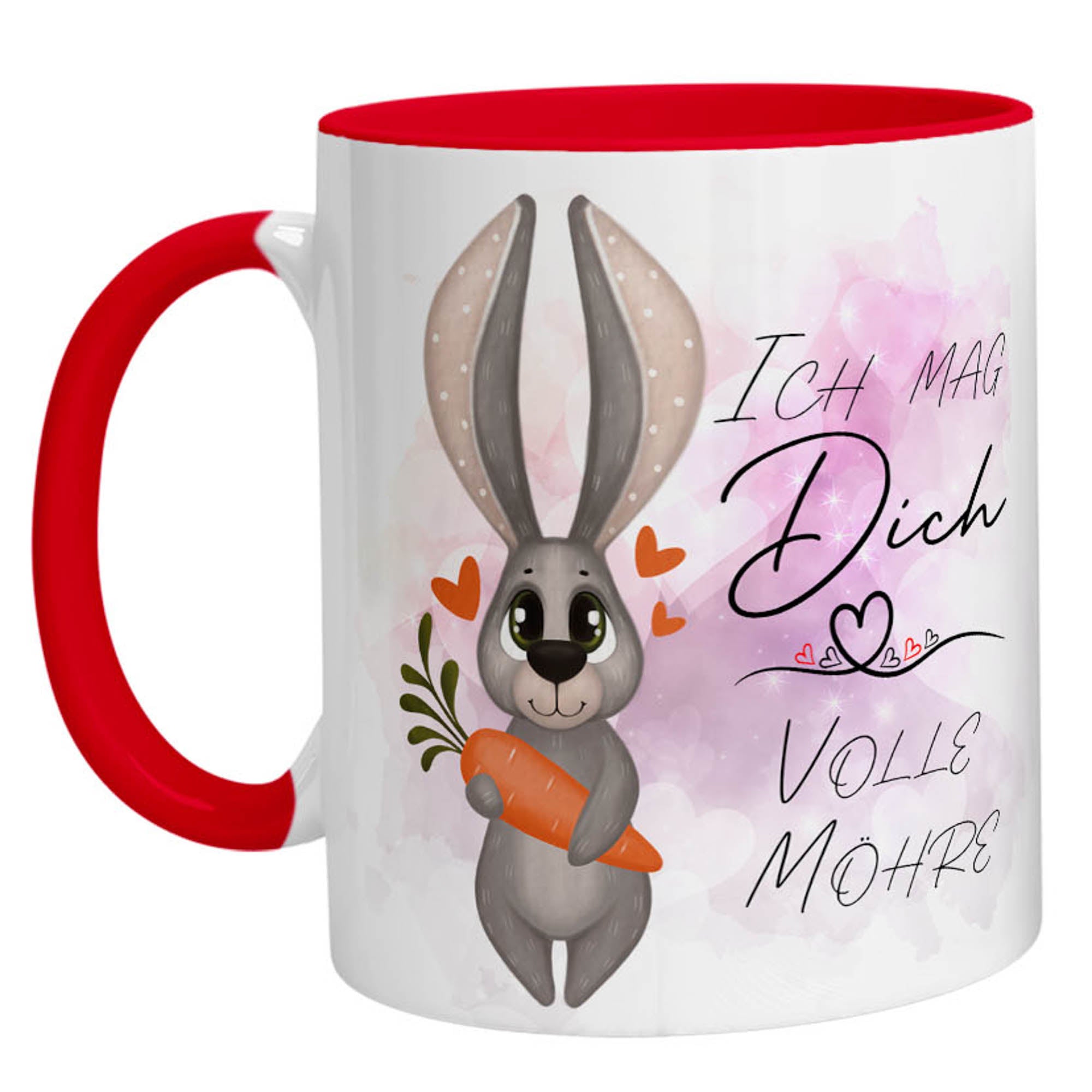 Tasse – Bild Ich mag Dich volle Möhre - Zwergenstick