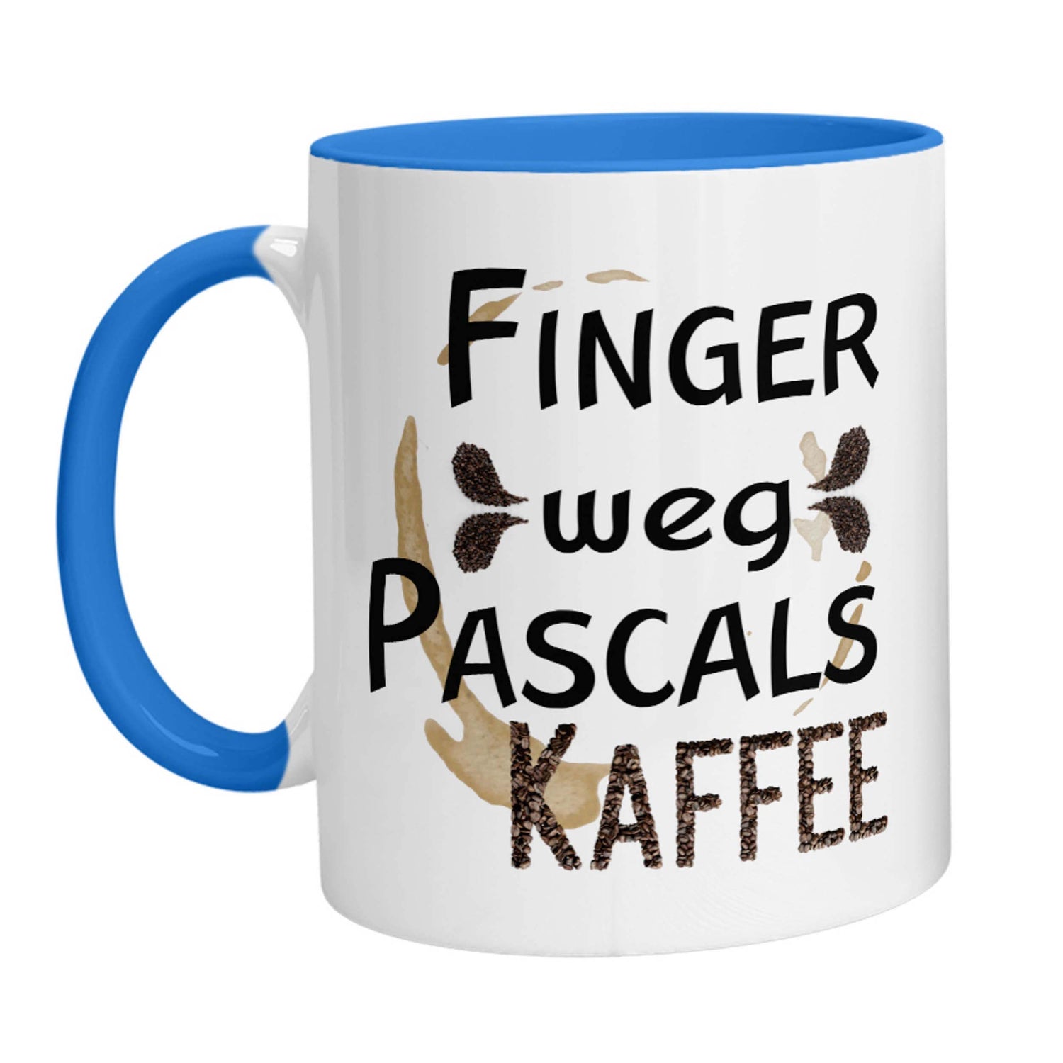 Tasse - Finger weg (Personalisiert) Kaffee - Zwergenstick