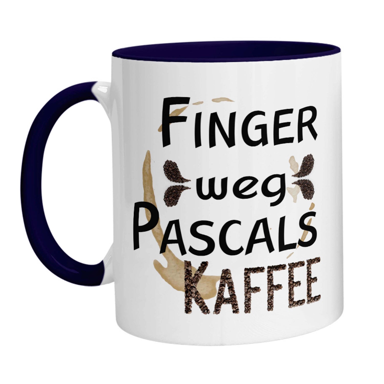 Tasse - Finger weg (Personalisiert) Kaffee - Zwergenstick