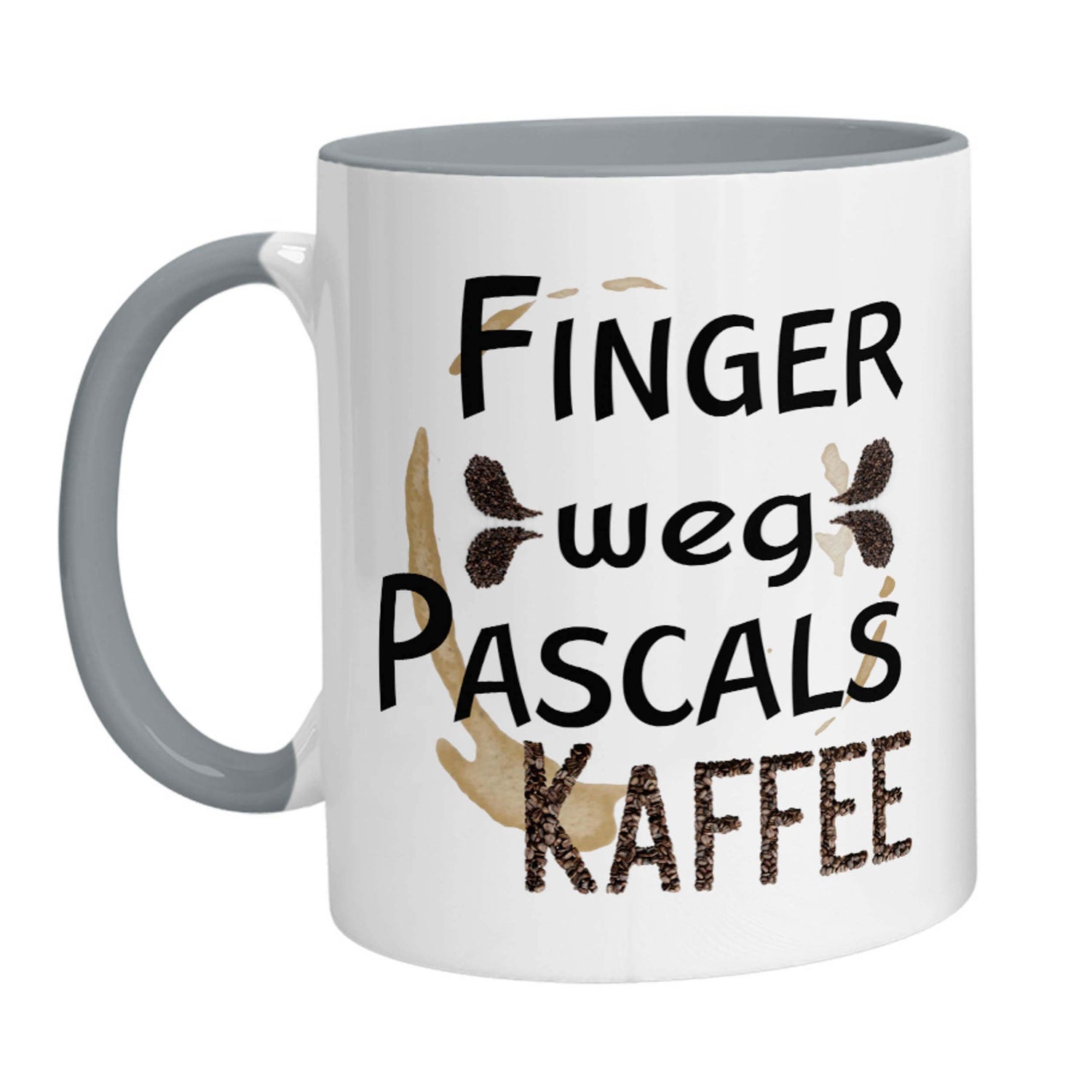 Tasse - Finger weg (Personalisiert) Kaffee - Zwergenstick