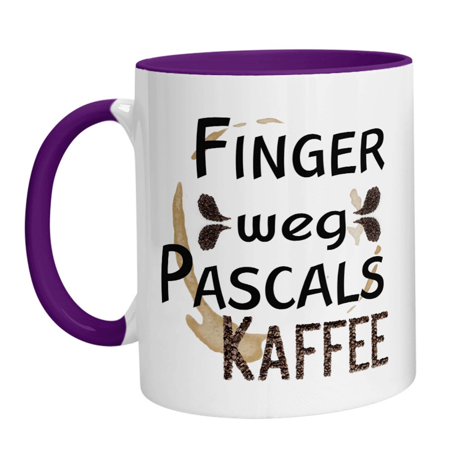 Tasse - Finger weg (Personalisiert) Kaffee - Zwergenstick