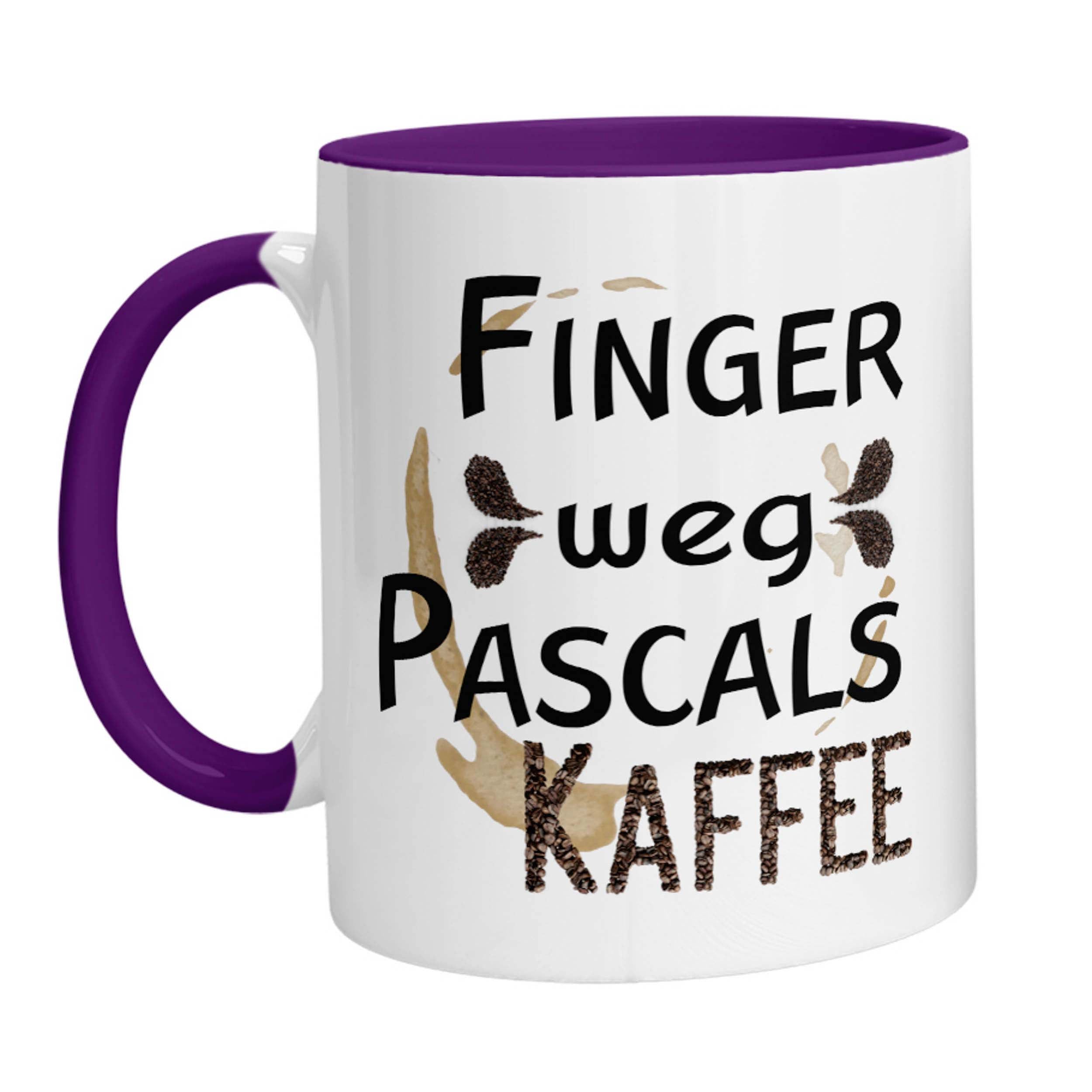 Tasse - Finger weg (Personalisiert) Kaffee - Zwergenstick