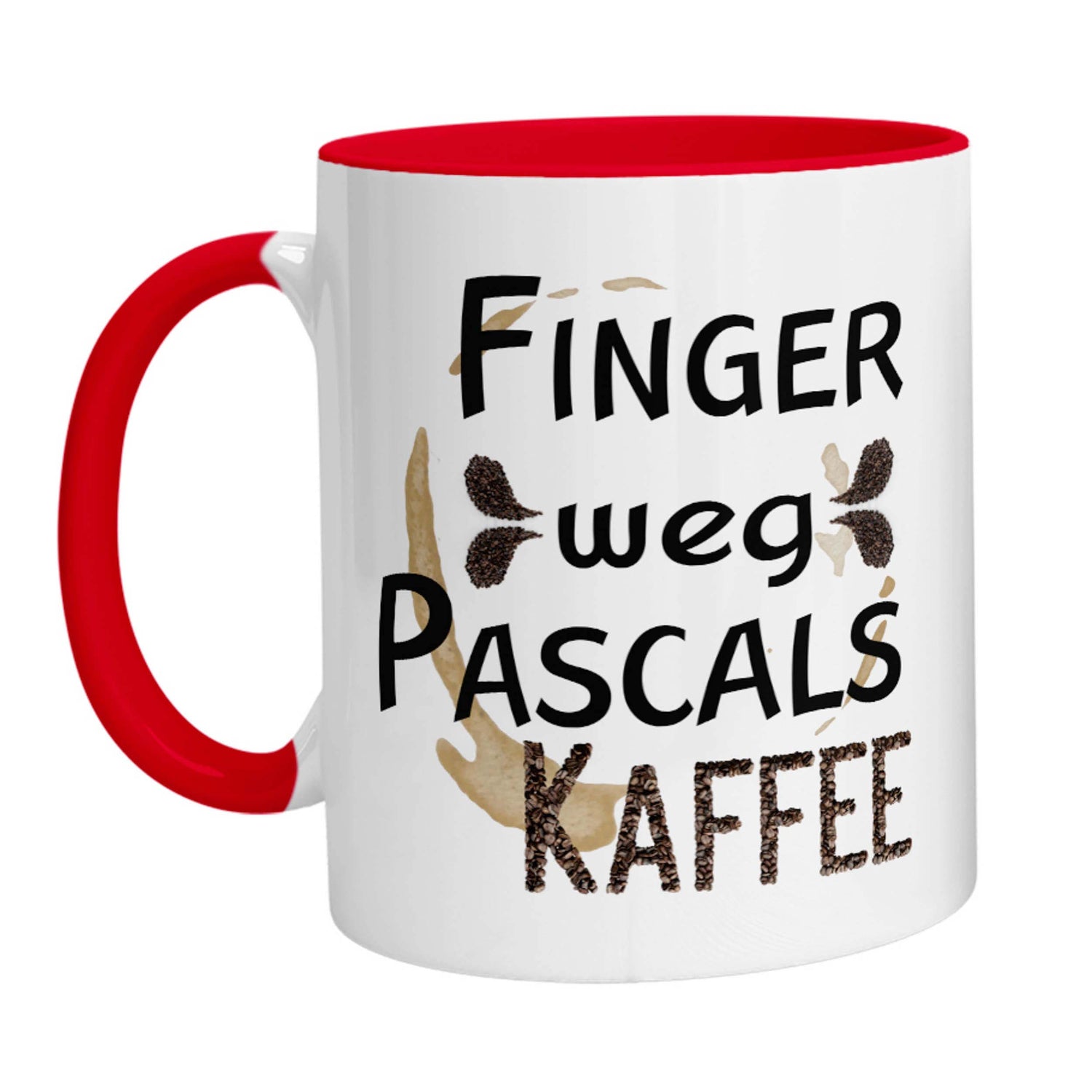Tasse - Finger weg (Personalisiert) Kaffee - Zwergenstick