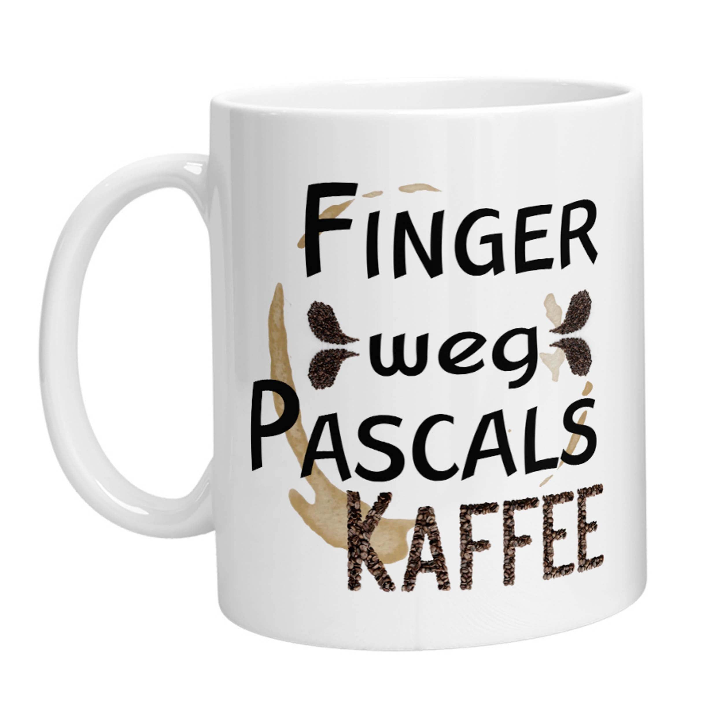 Tasse - Finger weg (Personalisiert) Kaffee - Zwergenstick