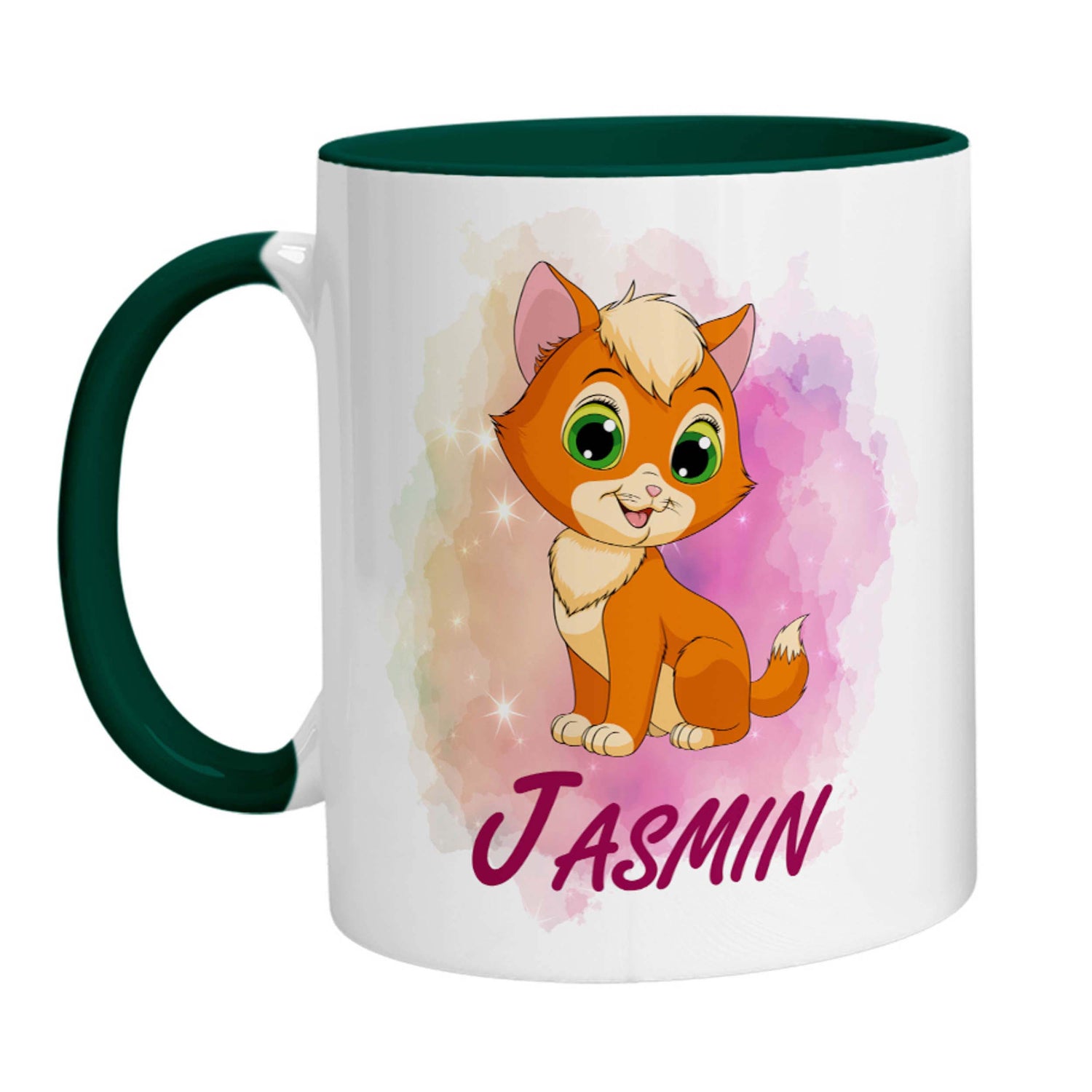 Tasse - Namenstasse Katze (Personalisiert) - Zwergenstick