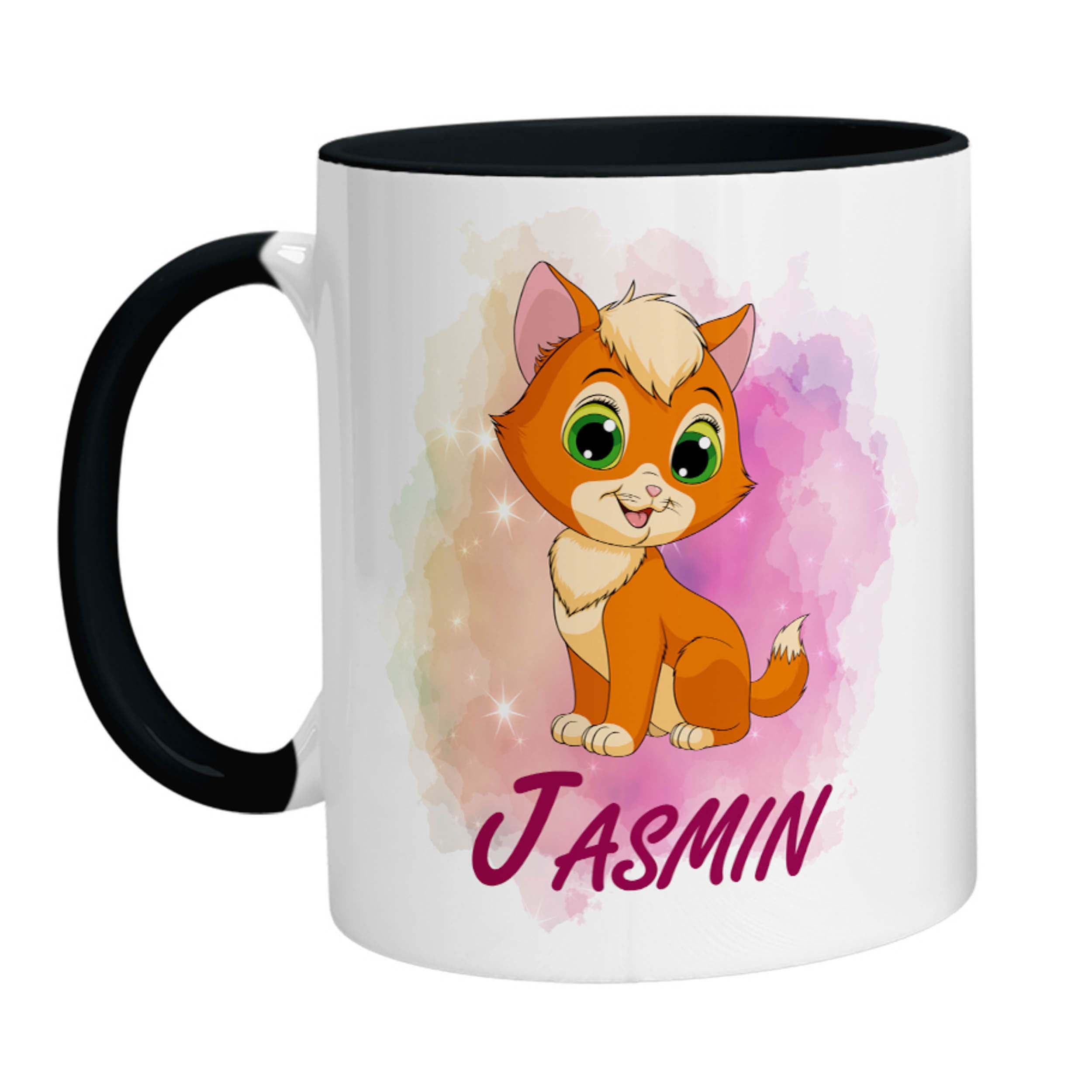 Tasse - Namenstasse Katze (Personalisiert) - Zwergenstick