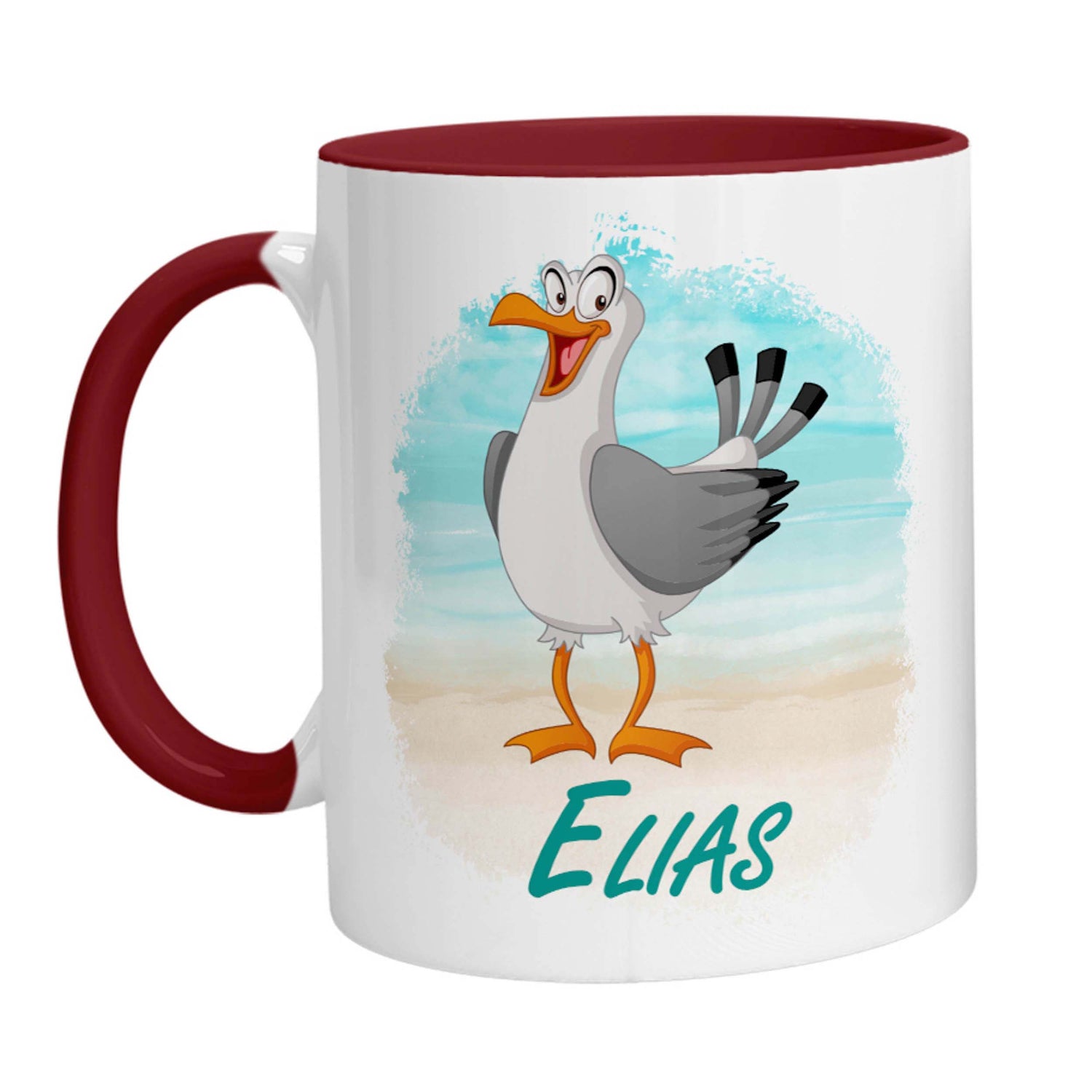 Tasse - Namenstasse Möwe (Personalisiert) - Zwergenstick