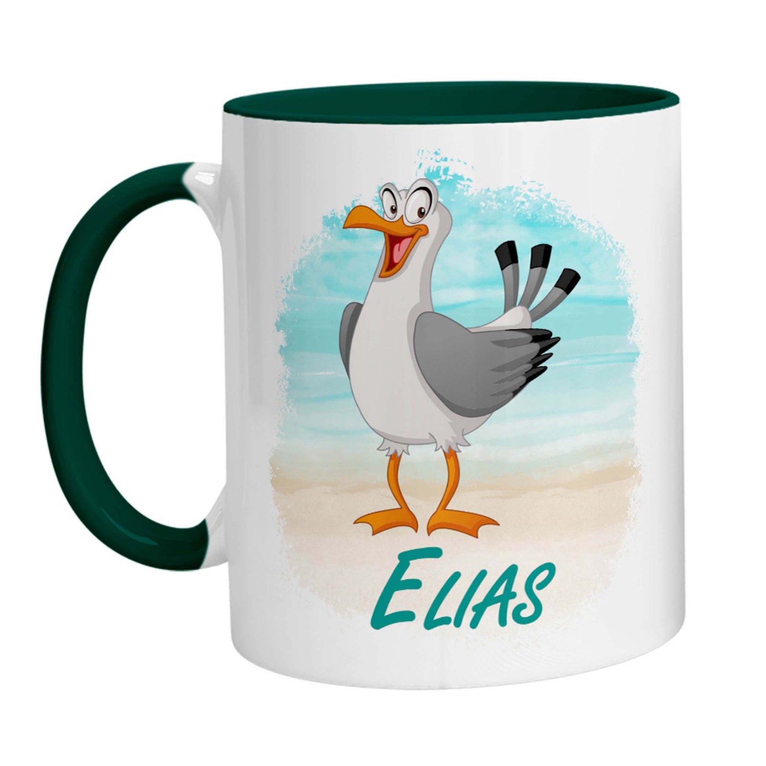 Tasse - Namenstasse Möwe (Personalisiert) - Zwergenstick