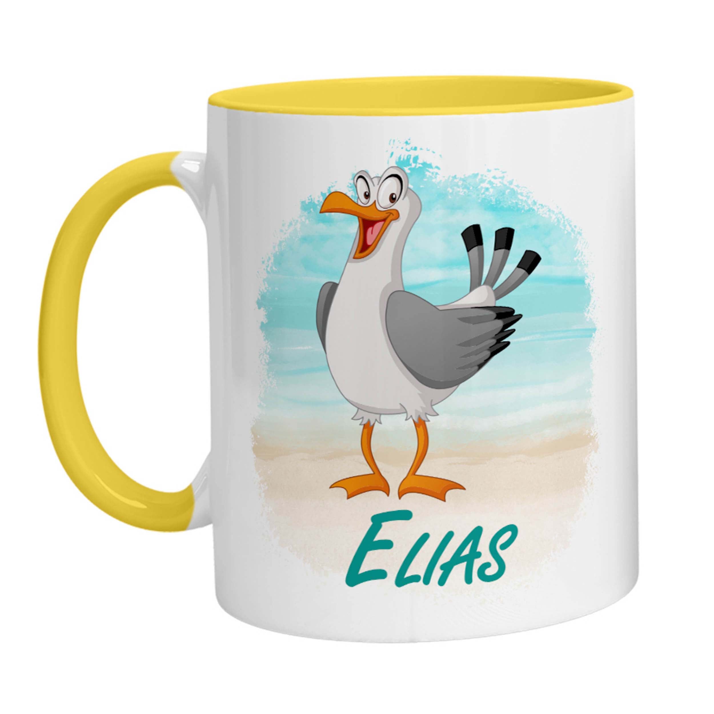 Tasse - Namenstasse Möwe (Personalisiert) - Zwergenstick