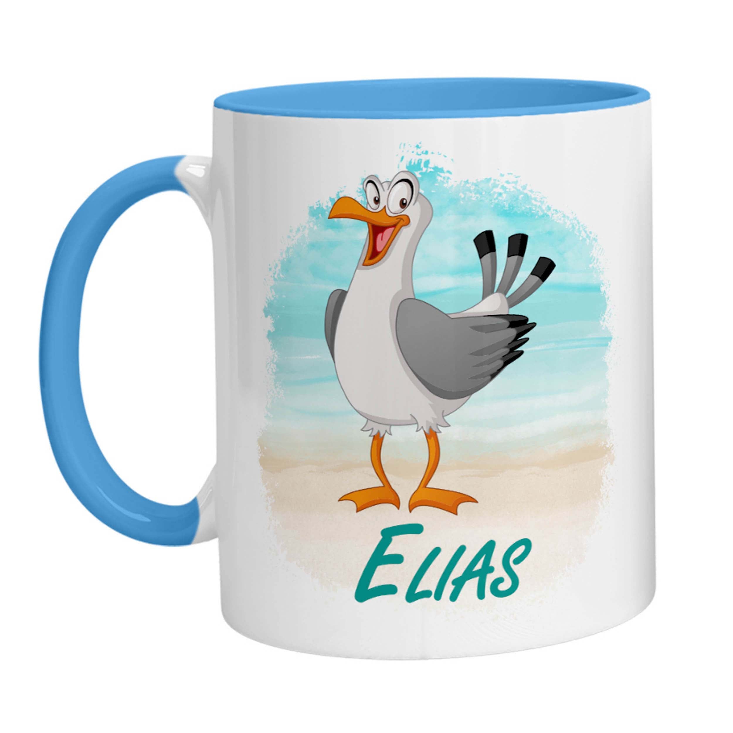 Tasse - Namenstasse Möwe (Personalisiert) - Zwergenstick