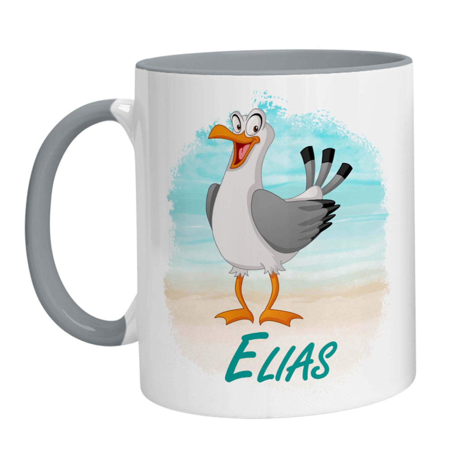 Tasse - Namenstasse Möwe (Personalisiert) - Zwergenstick