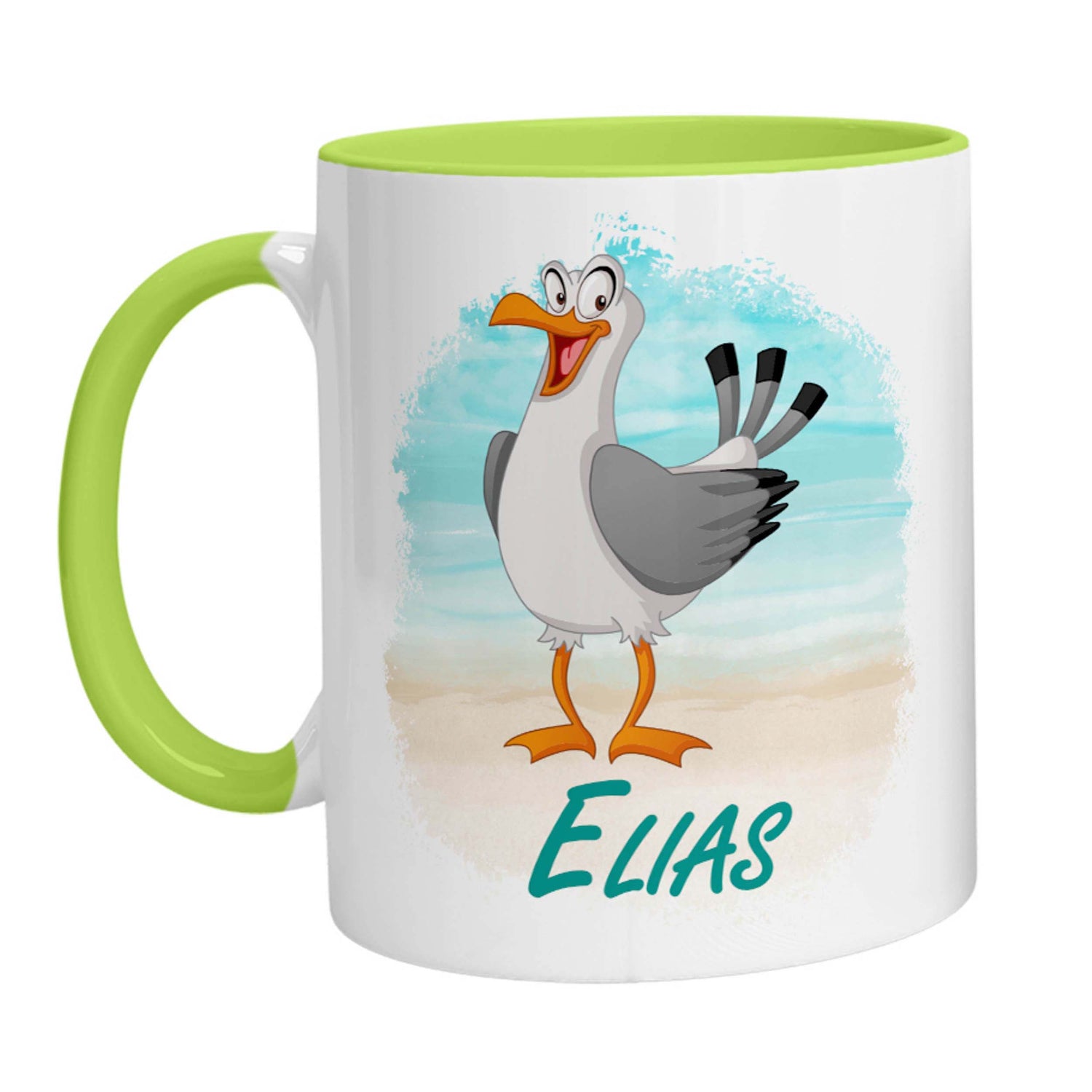 Tasse - Namenstasse Möwe (Personalisiert) - Zwergenstick