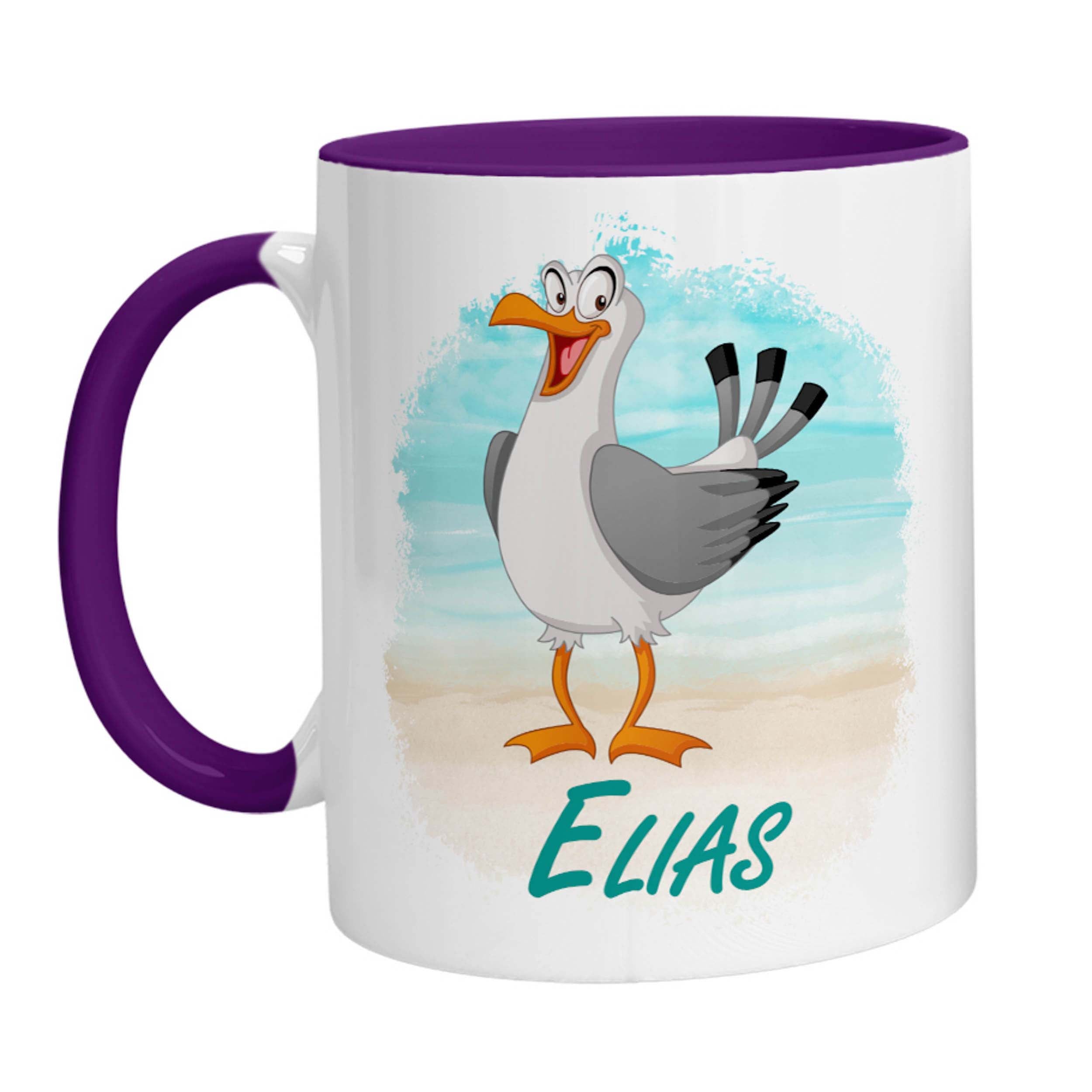 Tasse - Namenstasse Möwe (Personalisiert) - Zwergenstick