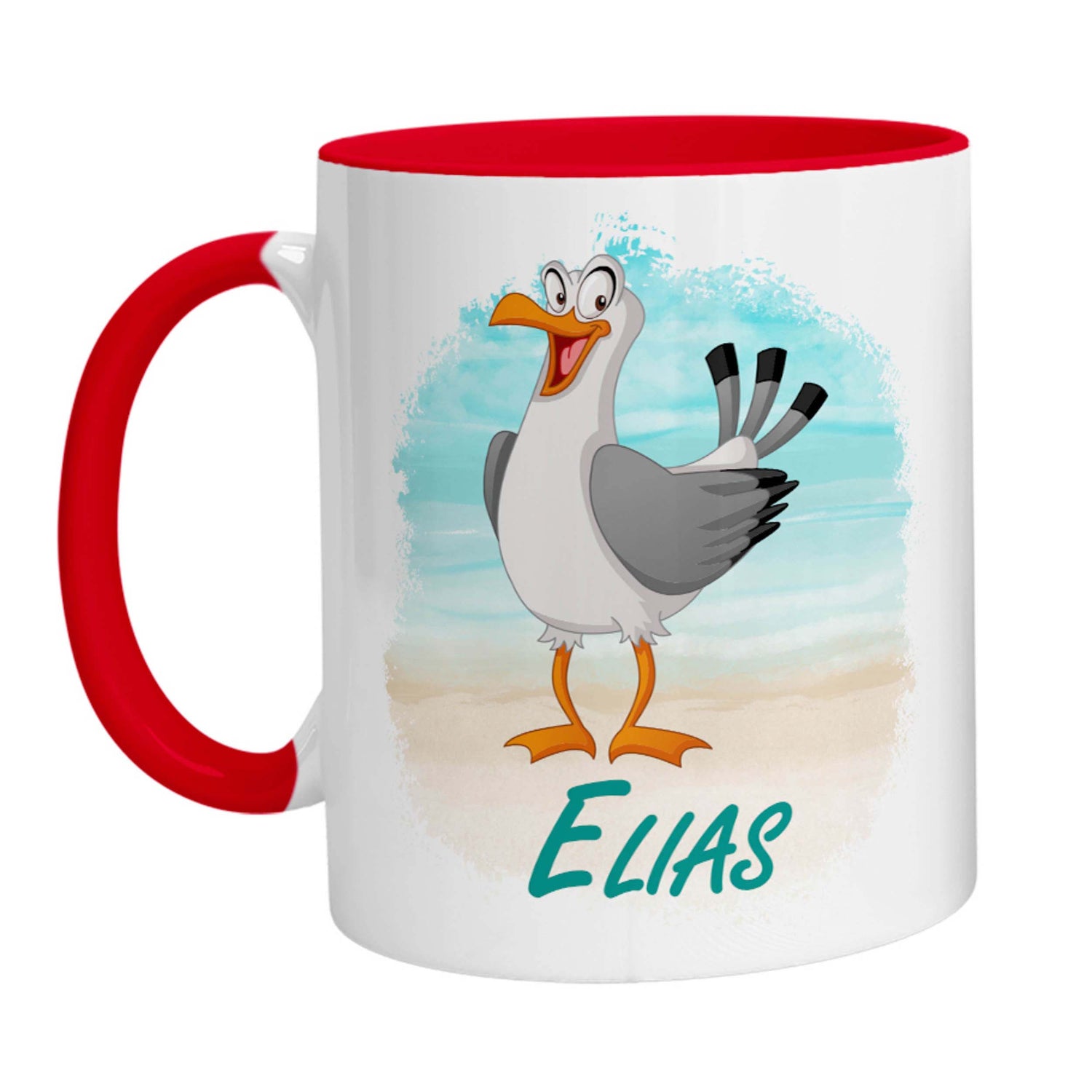 Tasse - Namenstasse Möwe (Personalisiert) - Zwergenstick