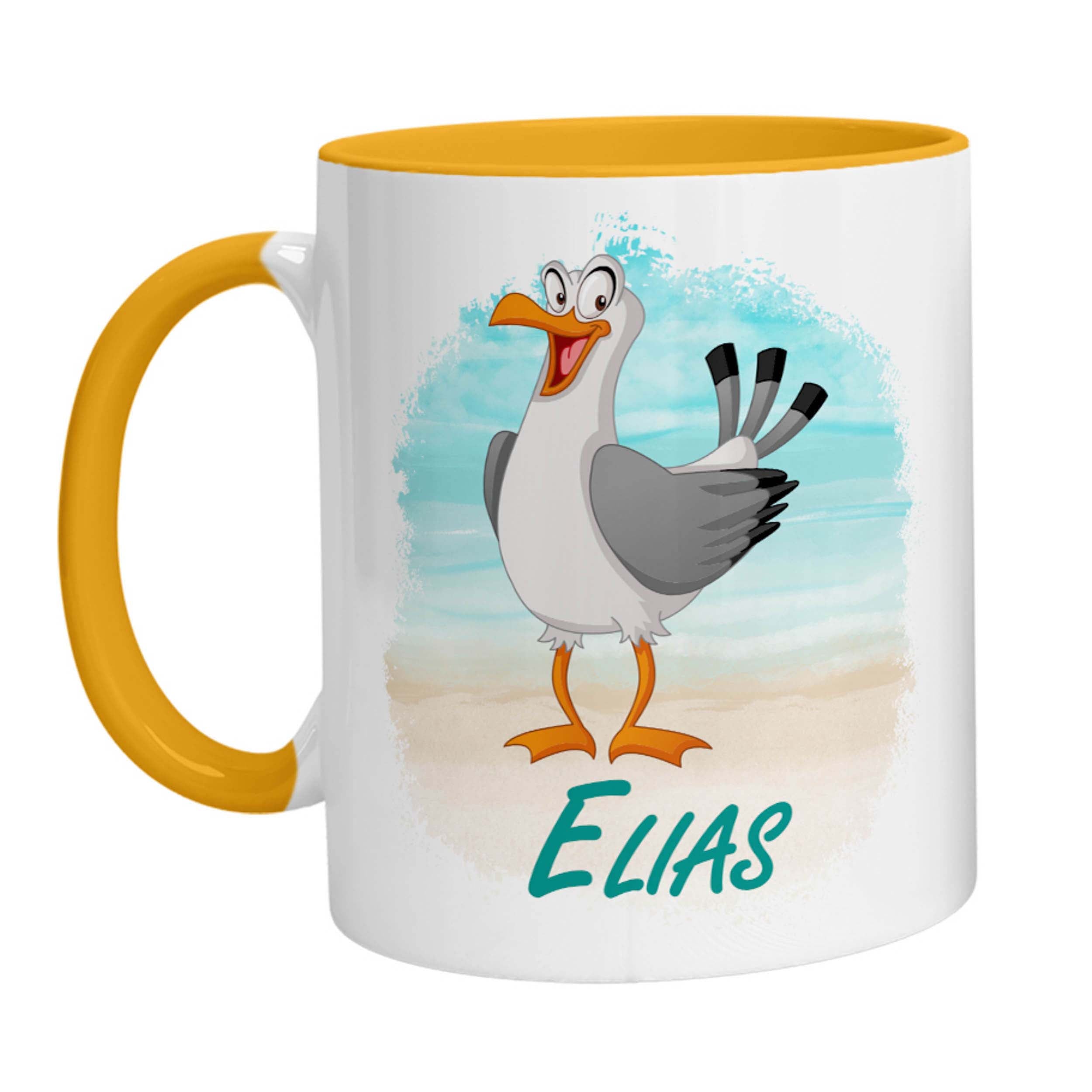 Tasse - Namenstasse Möwe (Personalisiert) - Zwergenstick