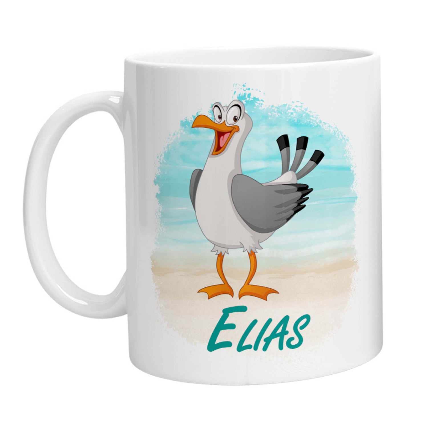 Tasse - Namenstasse Möwe (Personalisiert) - Zwergenstick