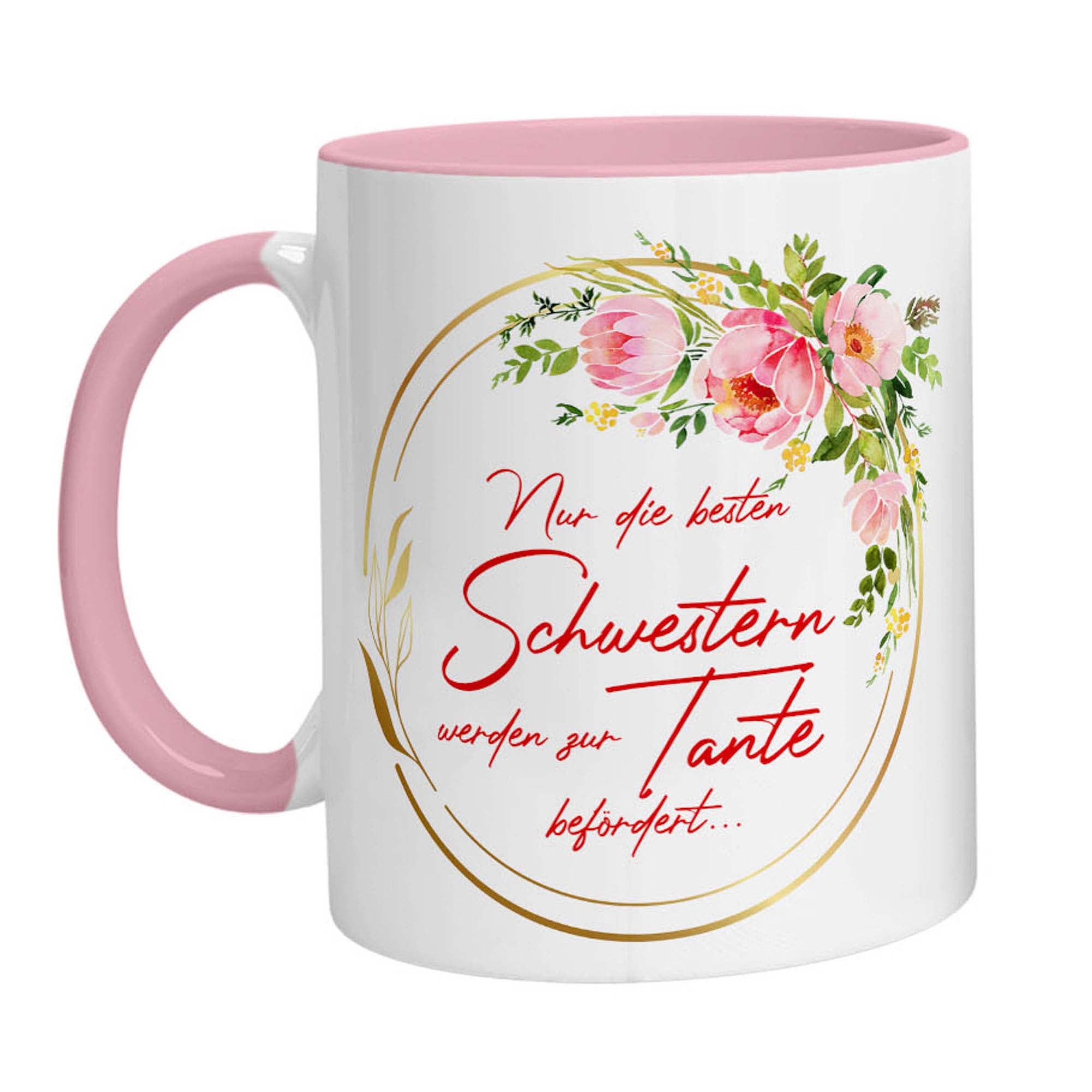 Tasse - Nur die besten Schwester werden zur Tante befördert - Zwergenstick