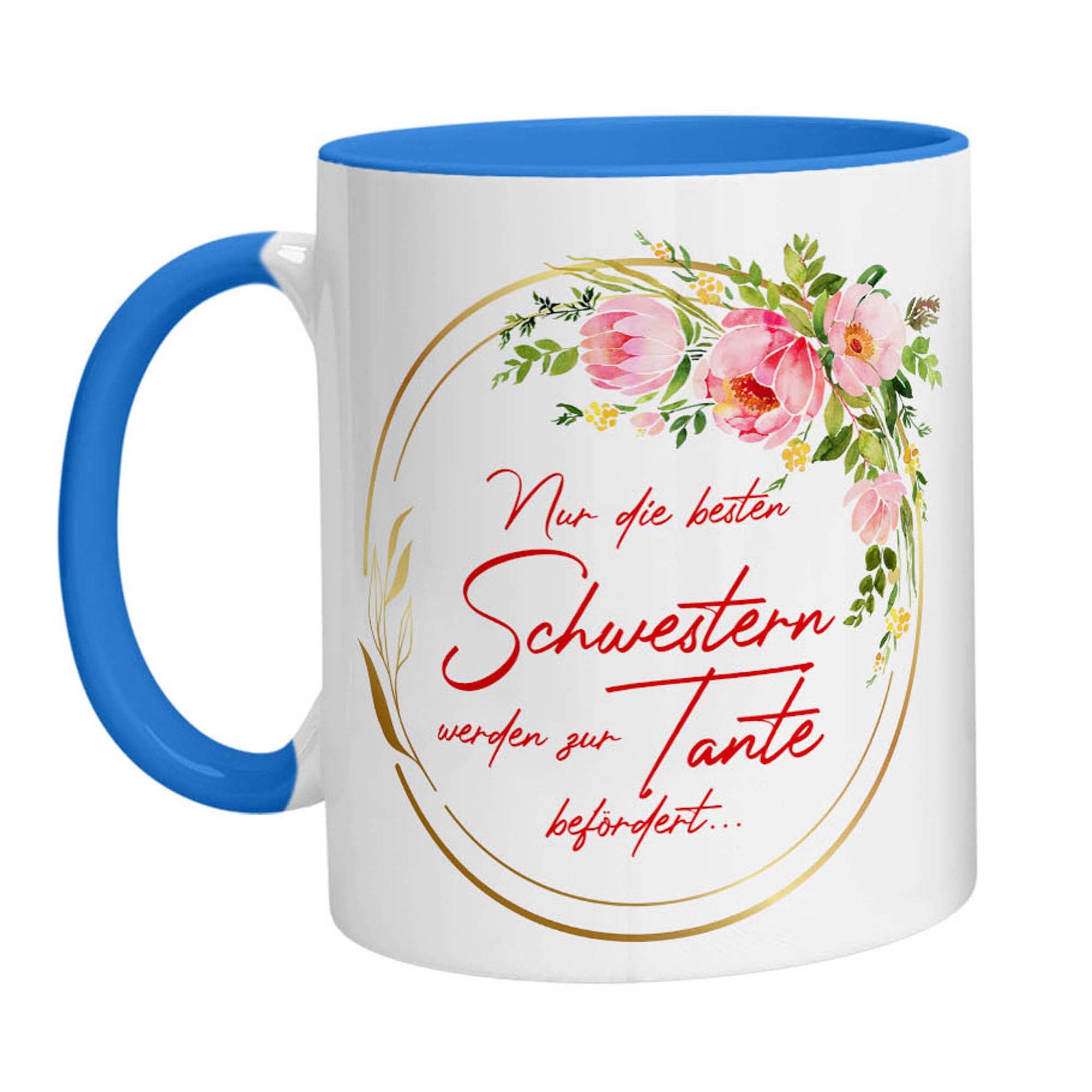 Tasse - Nur die besten Schwester werden zur Tante befördert - Zwergenstick