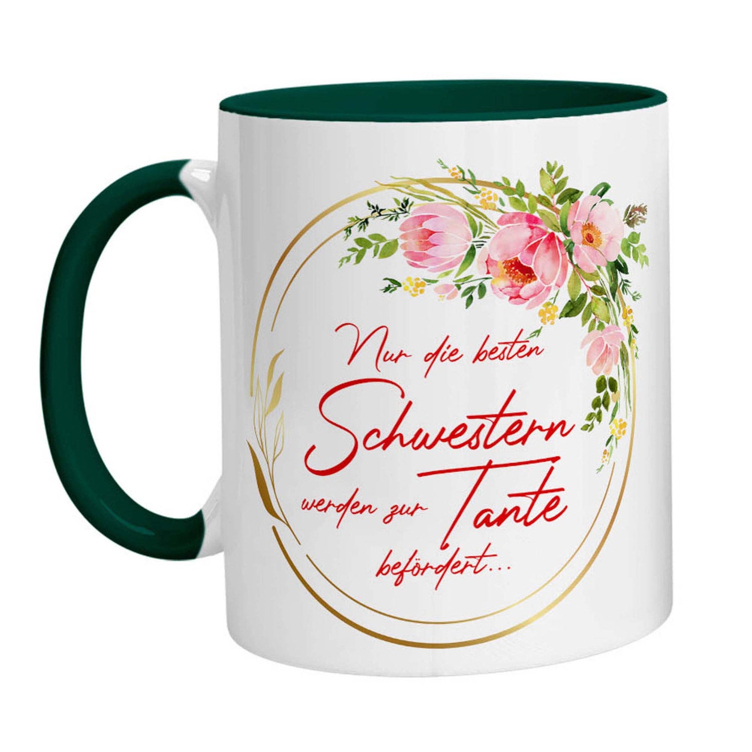 Tasse - Nur die besten Schwester werden zur Tante befördert - Zwergenstick