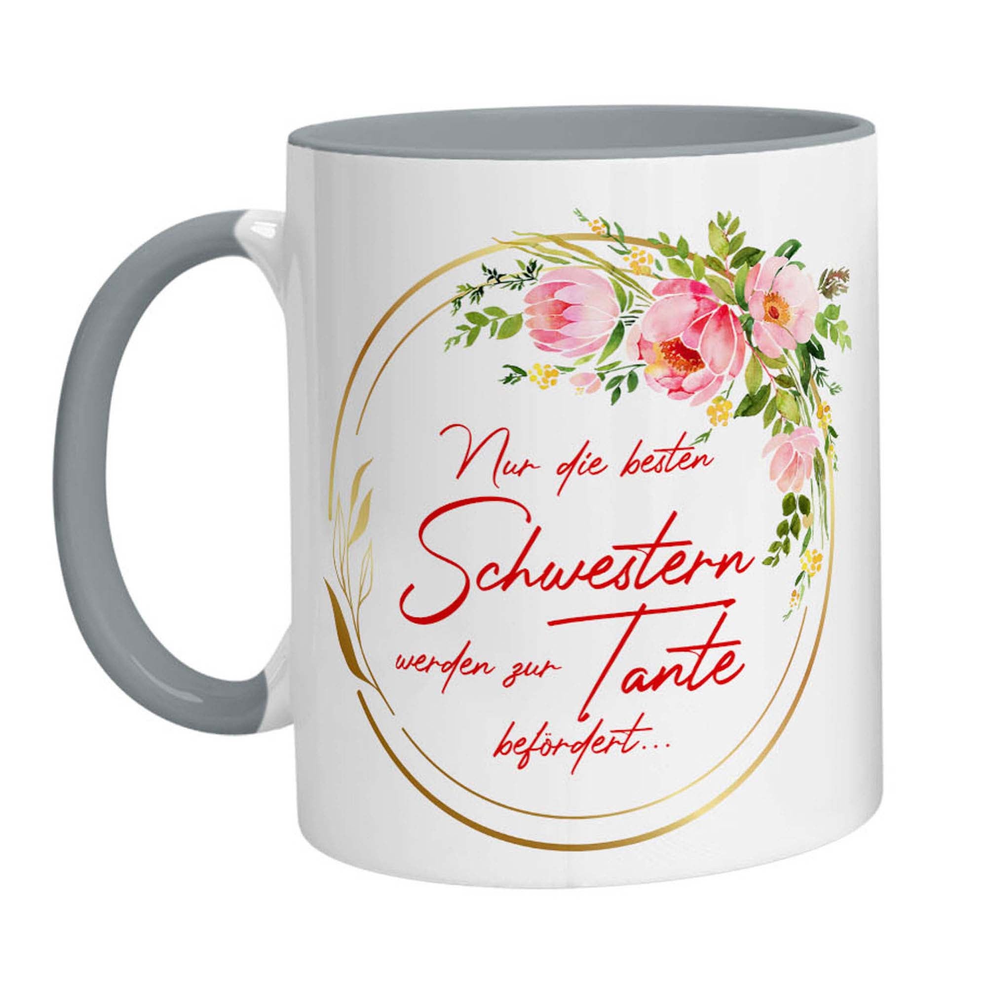 Tasse - Nur die besten Schwester werden zur Tante befördert - Zwergenstick