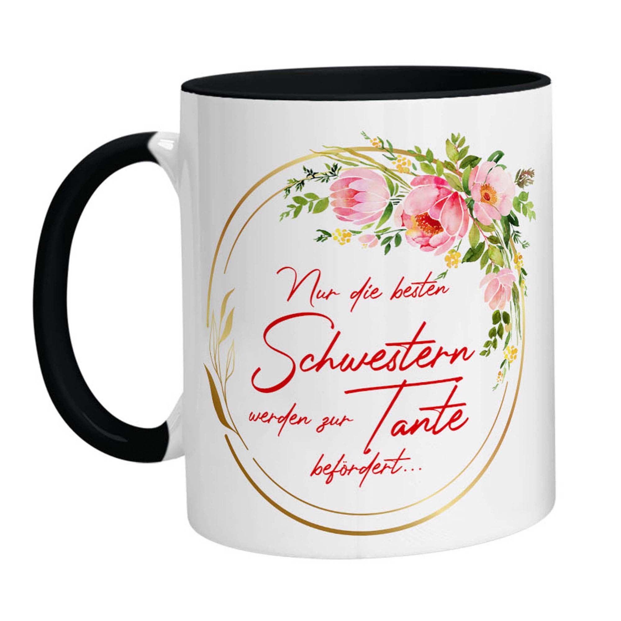 Tasse - Nur die besten Schwester werden zur Tante befördert - Zwergenstick