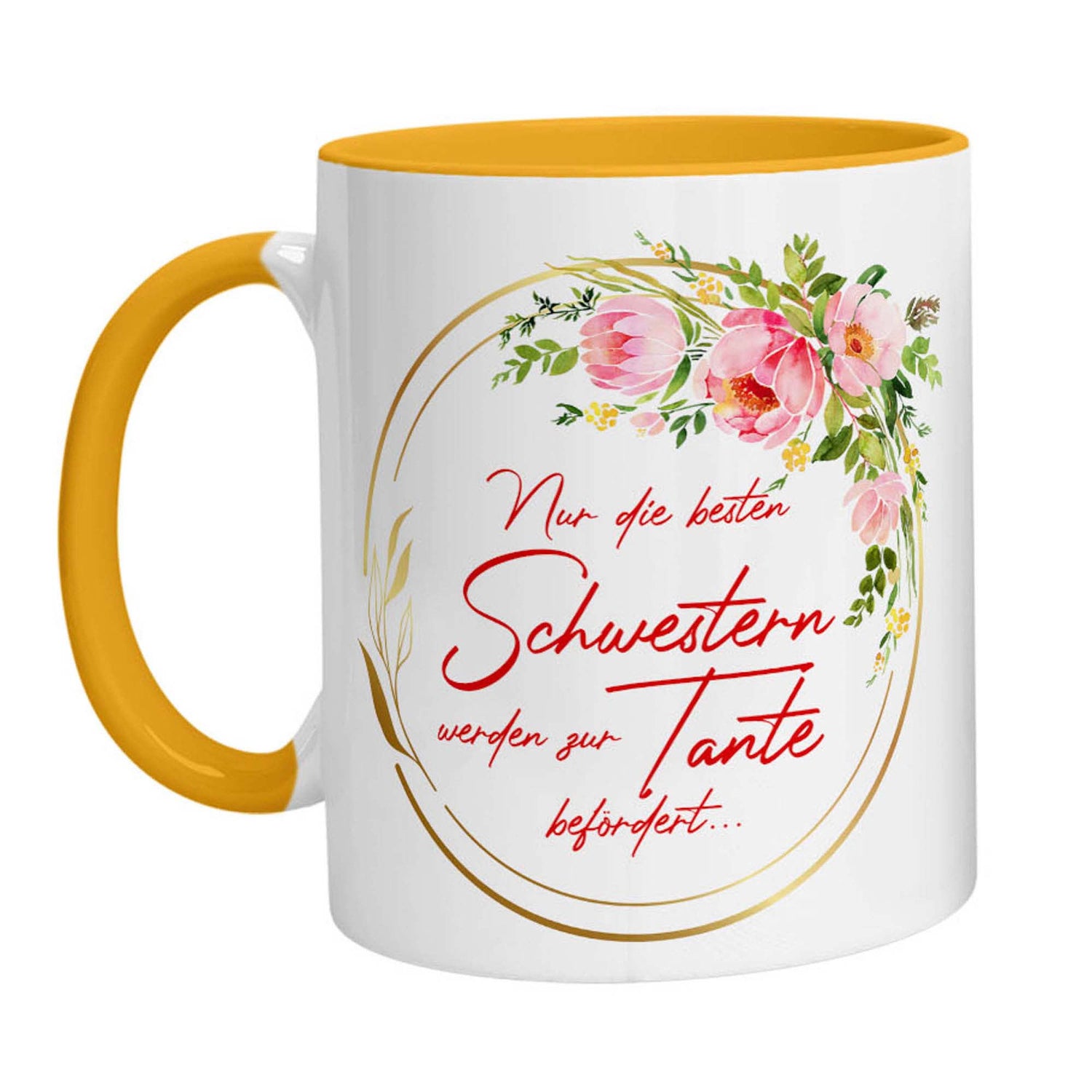 Tasse - Nur die besten Schwester werden zur Tante befördert - Zwergenstick