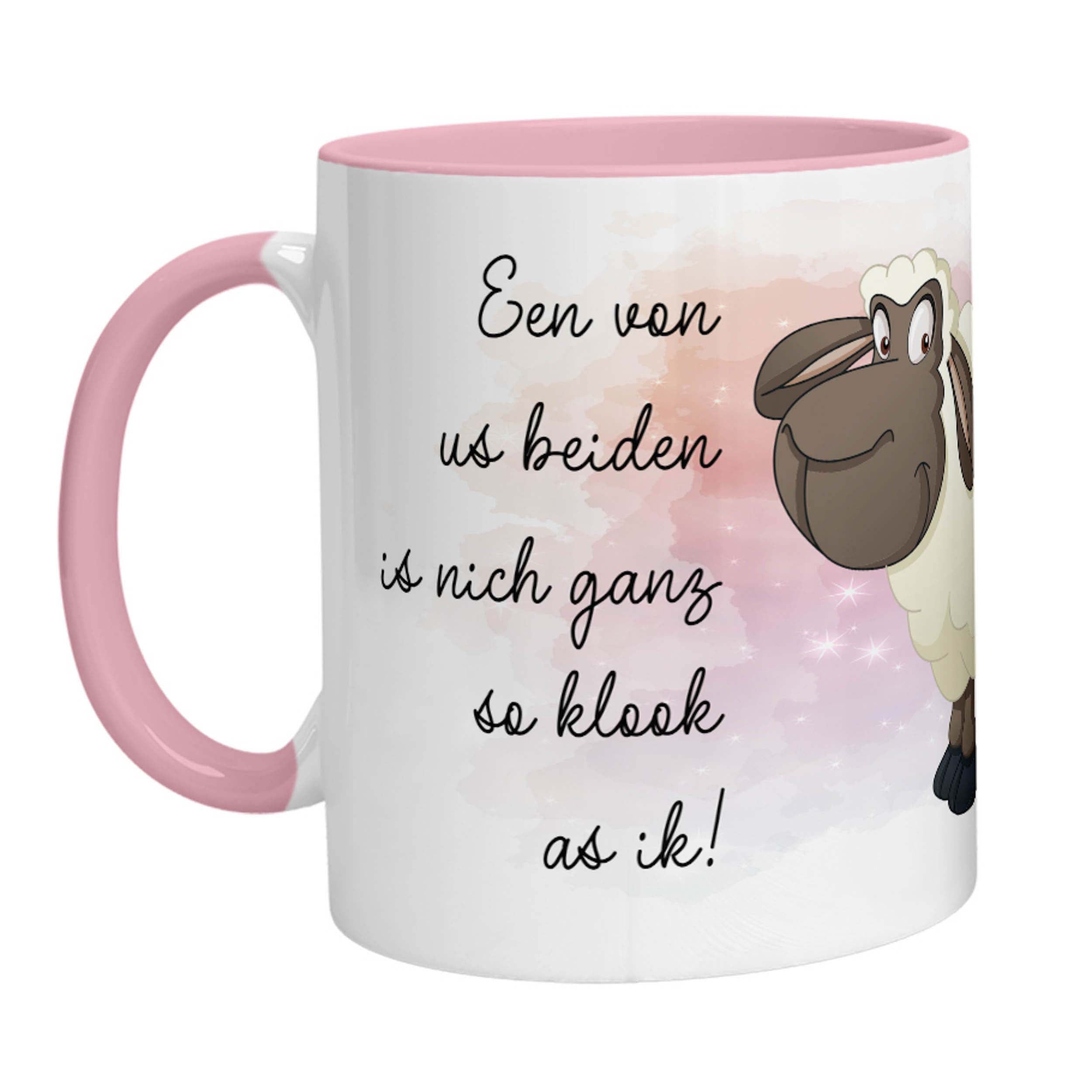 Tasse - Schaf Een von us beiden is nich ganz so klook as ik - Zwergenstick