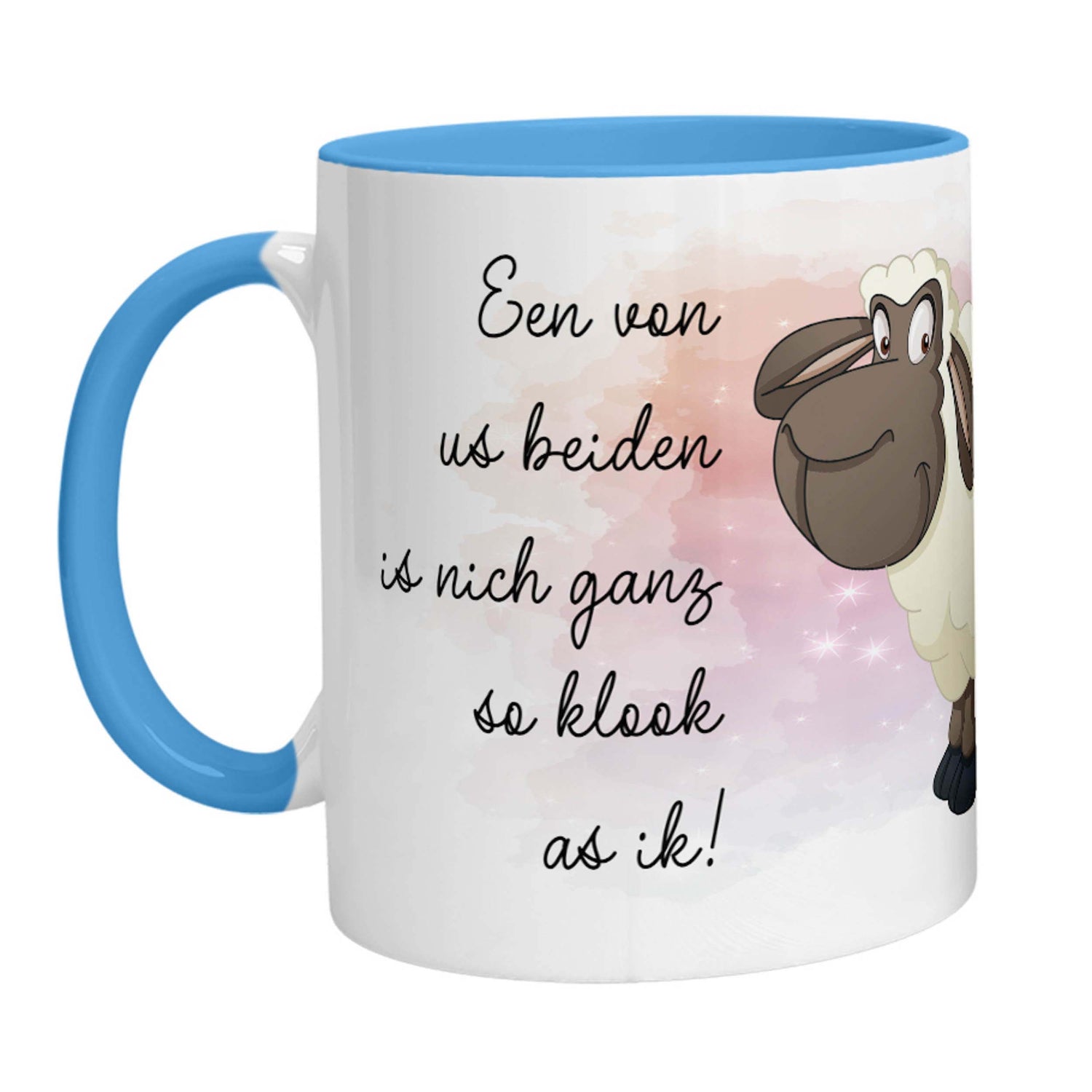 Tasse - Schaf Een von us beiden is nich ganz so klook as ik - Zwergenstick