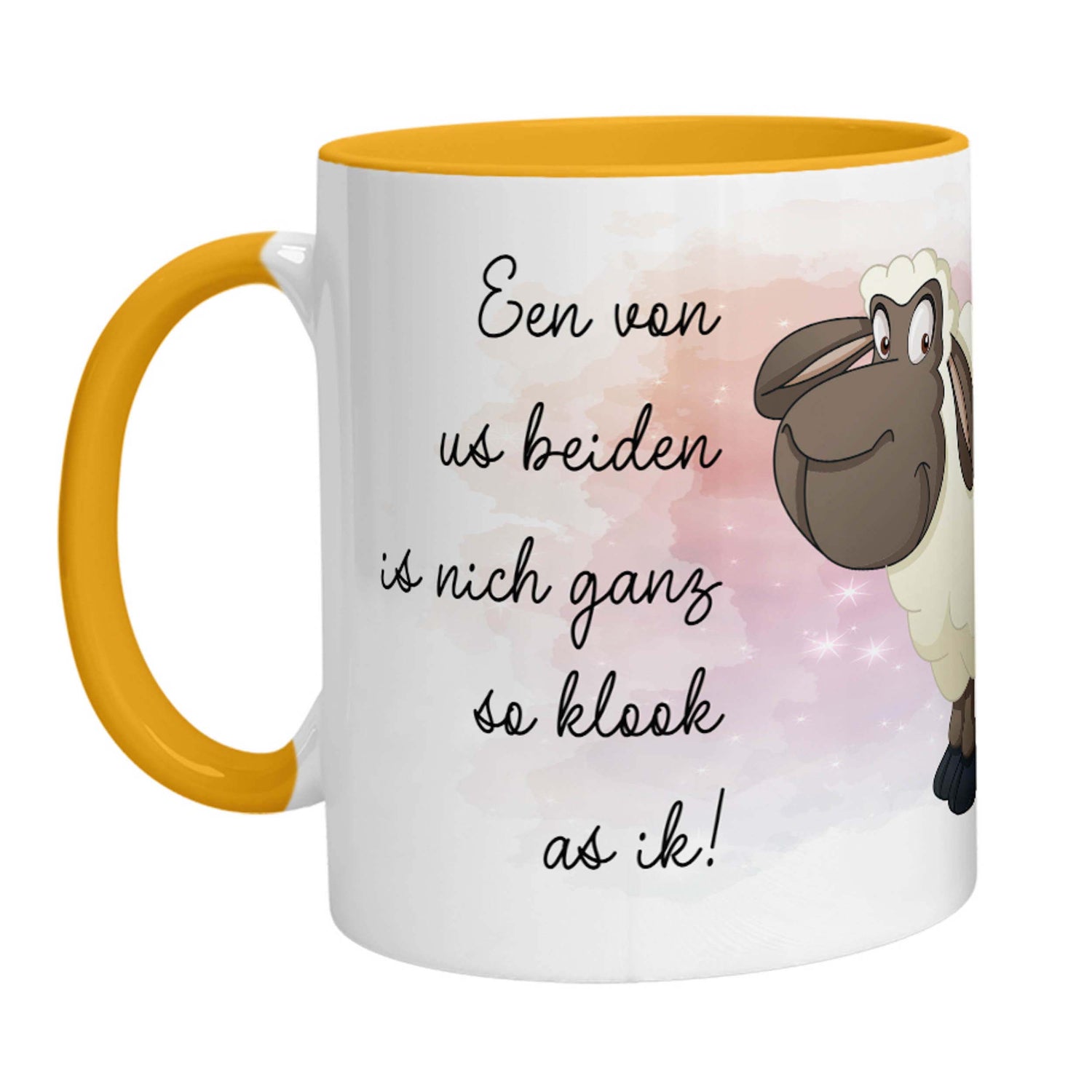 Tasse - Schaf Een von us beiden is nich ganz so klook as ik - Zwergenstick